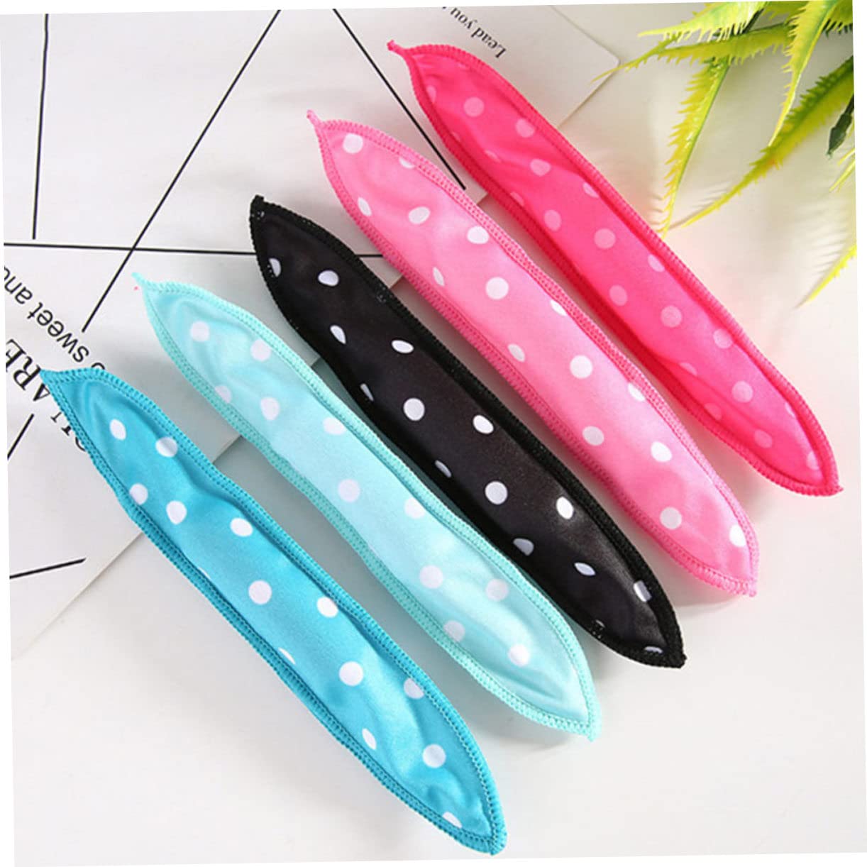 Minkissy 6pcs Hair Rollers for Women - Blue Hair Curlers with Strap for Easy Styling, Heatless Curls, and Salon-Quality Results at Home | Perfect for Daily Use, Parties, and Special Occasions