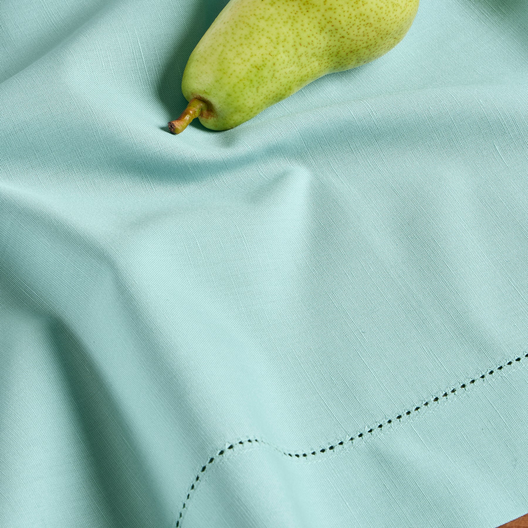 Premium Cotton Linen Hemstitch Tablecloth - Elegant Dining Table Cover for Home Decor, Parties & Special Occasions