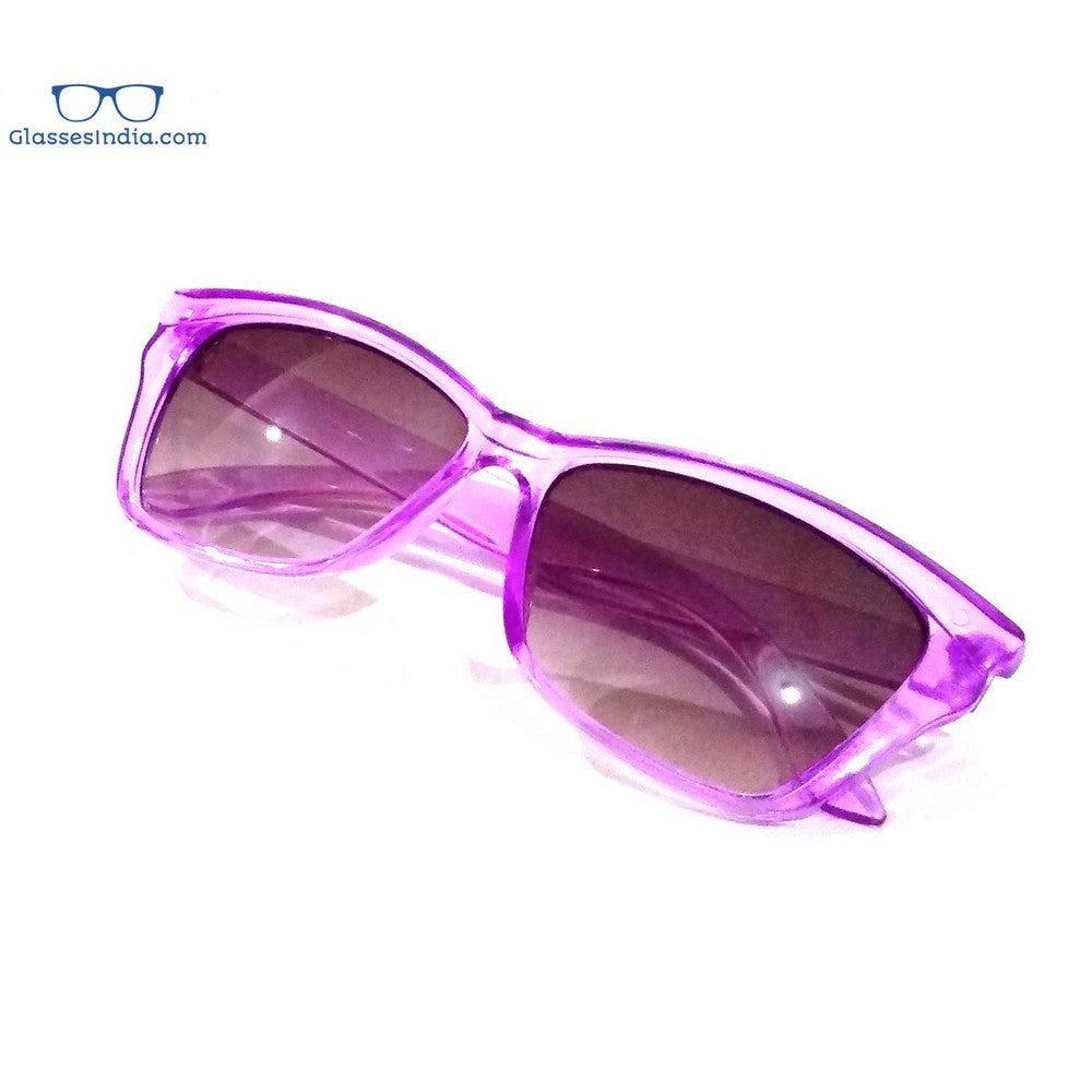 Trendy Purple Kids Fashion Sunglasses TKS003 - UV Protection, Lightweight & Durable for Outdoor Play, Beach, and Summer Activities