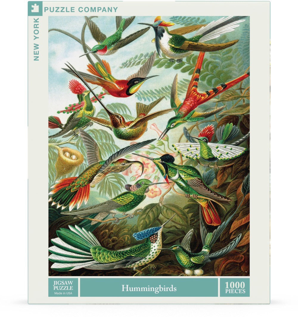 Vintage Hummingbirds Magazine Puzzle - 1000 Piece Jigsaw Puzzle for Adults, Bird Lovers & Collectors - Perfect for Relaxation, Home Decor & Gift Giving