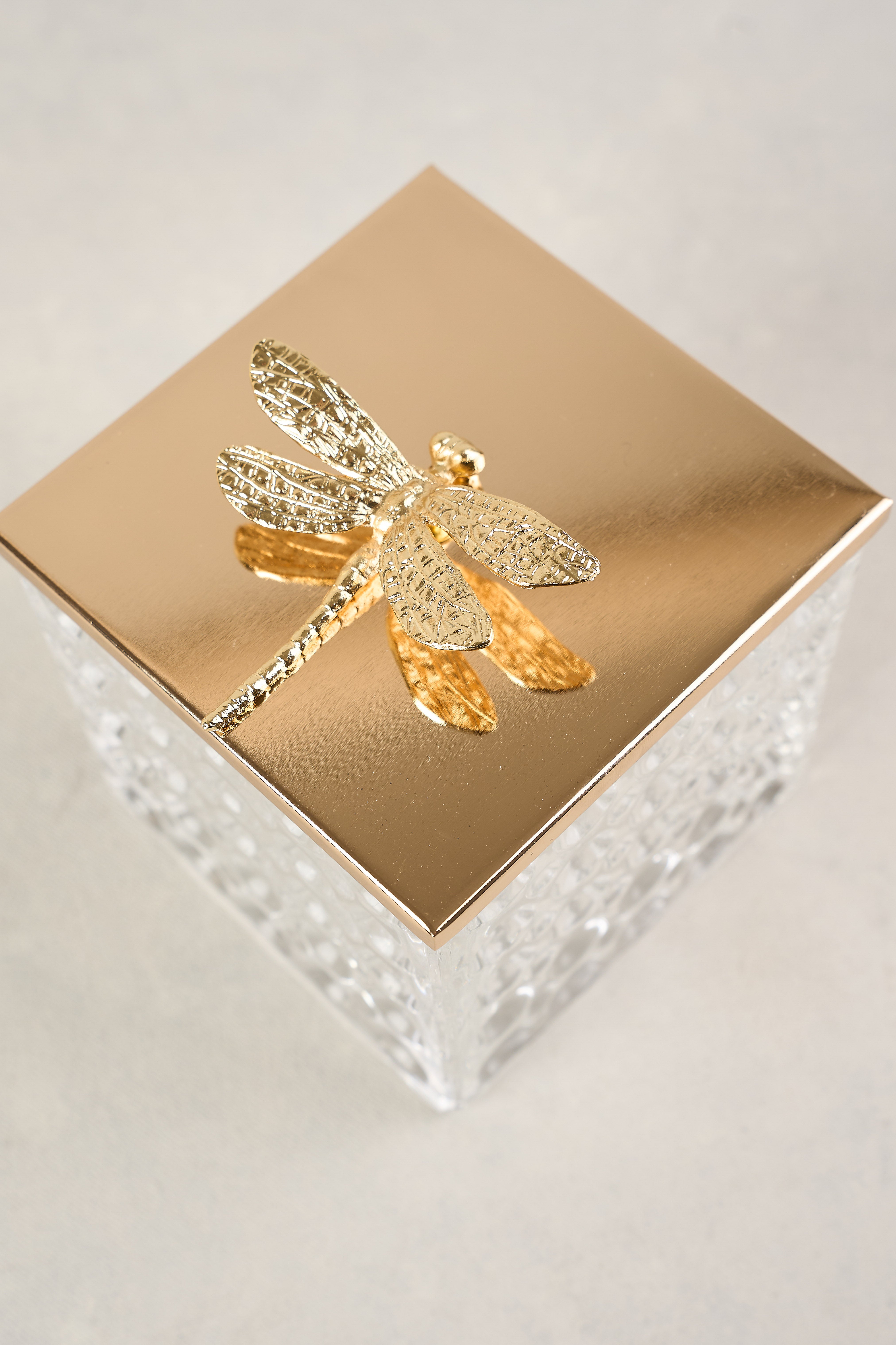 Premium Dragonfly Glass Jar with Airtight Lid - Elegant Storage for Tea, Spices & DIY Crafts - Perfect for Kitchen, Pantry & Home Decor