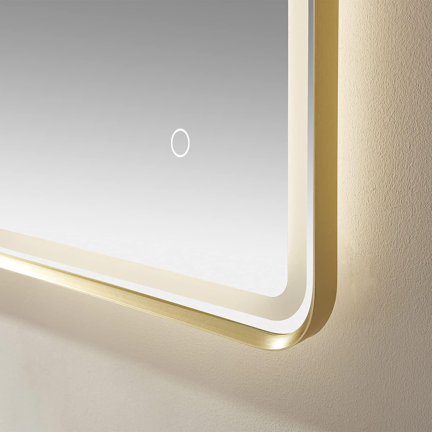 Vinnova Piceno 24 Inch Rectangle LED Bathroom Mirror with Adjustable Lighting - Perfect for Makeup, Shaving & Modern Vanity Decor