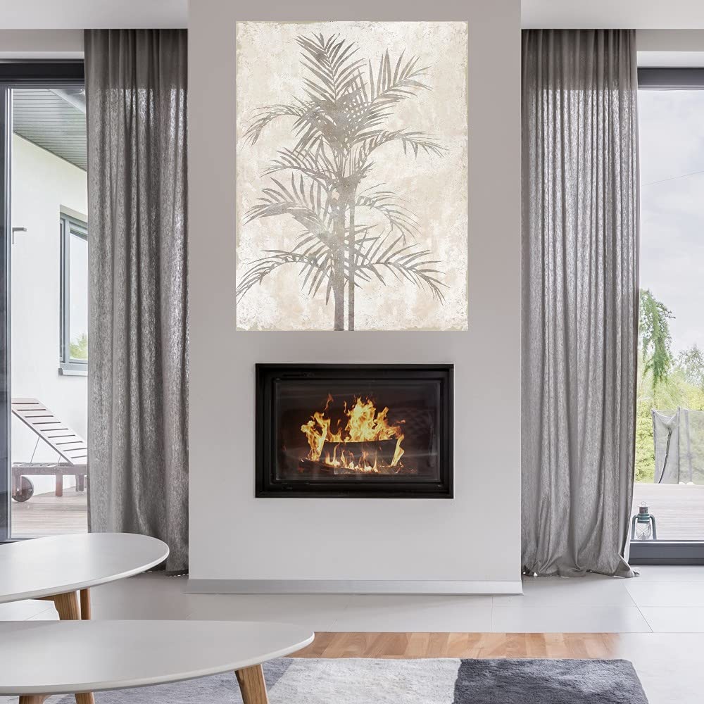 Tania Bello Fine Art Canvas Foliage Shade Wall Decor - 42x56 Inch Ready to Hang Painting for Living Room, Bedroom, Office - Nature Inspired Canvas Art for Home & Commercial Spaces