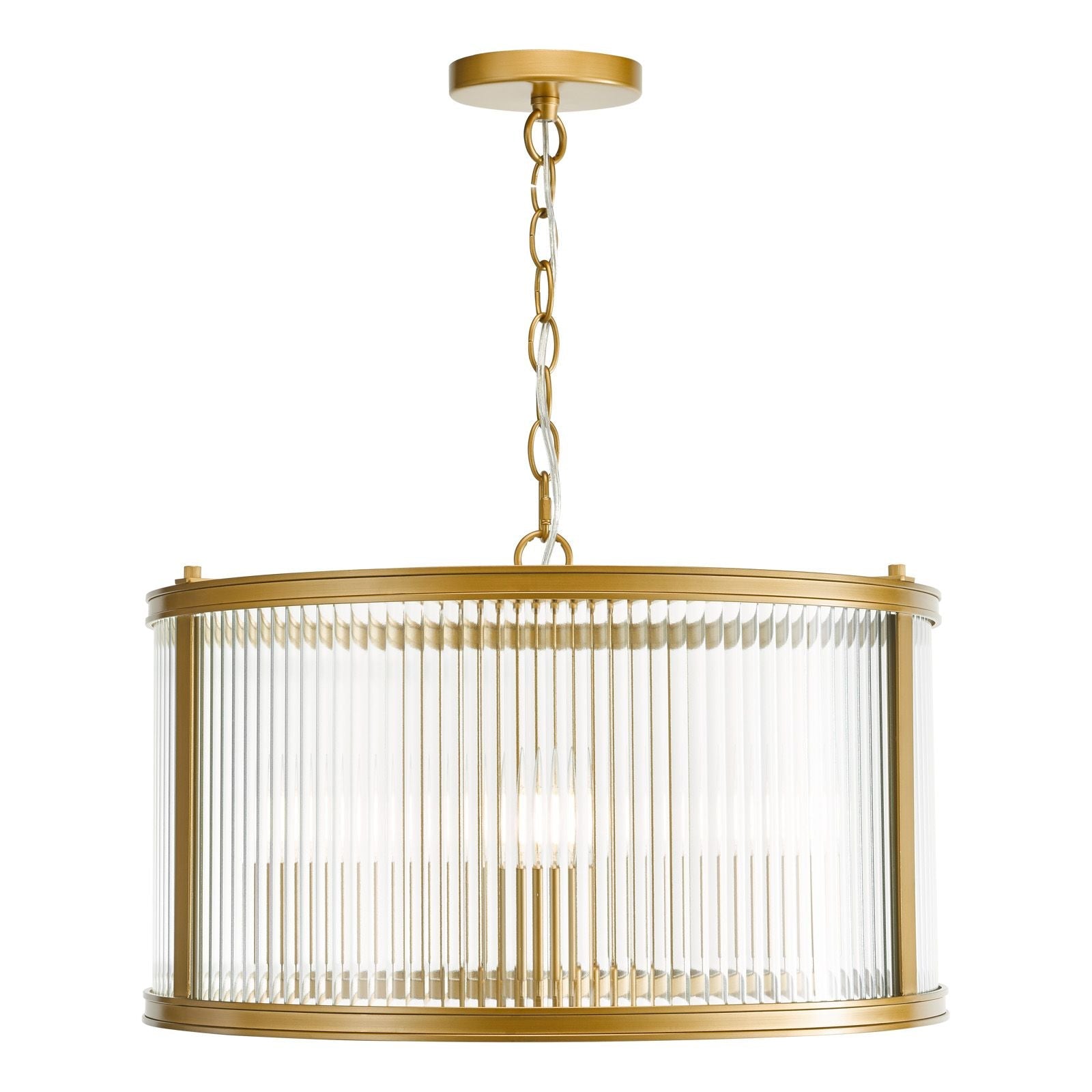 Bianka 3-Light Pendant Lighting Fixture in Bronze & Matte Black with Ribbed Glass Shades, E14 Base - Perfect for Kitchen Island, Dining Room, or Entryway Lighting