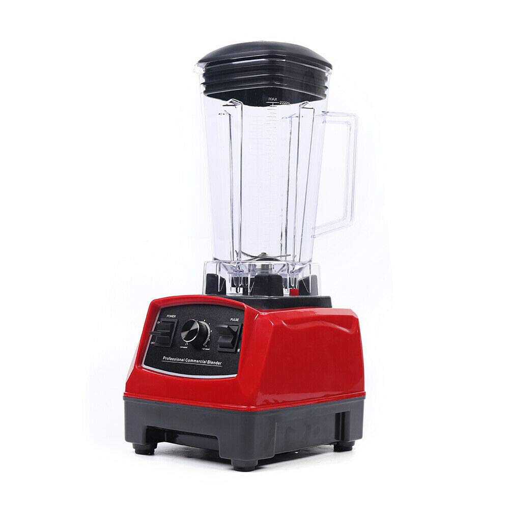 1500W Professional Commercial Blender - 2L High-Speed Countertop Blender for Smoothies, Ice & Frozen Fruits - Perfect for Restaurants, Juice Bars & Home Kitchen Use