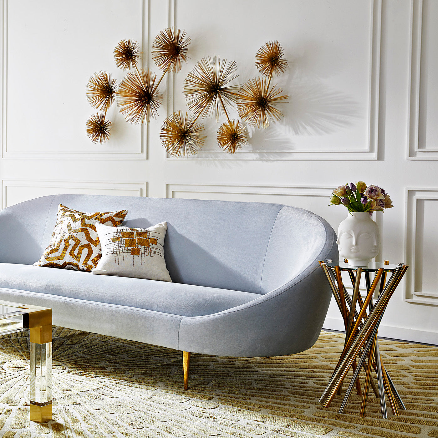 Stylish Electrum Accent Table - Modern Side Table for Living Room, Bedroom & Office Decor - Perfect for Coffee Table Books, Lamps & Home Accessories