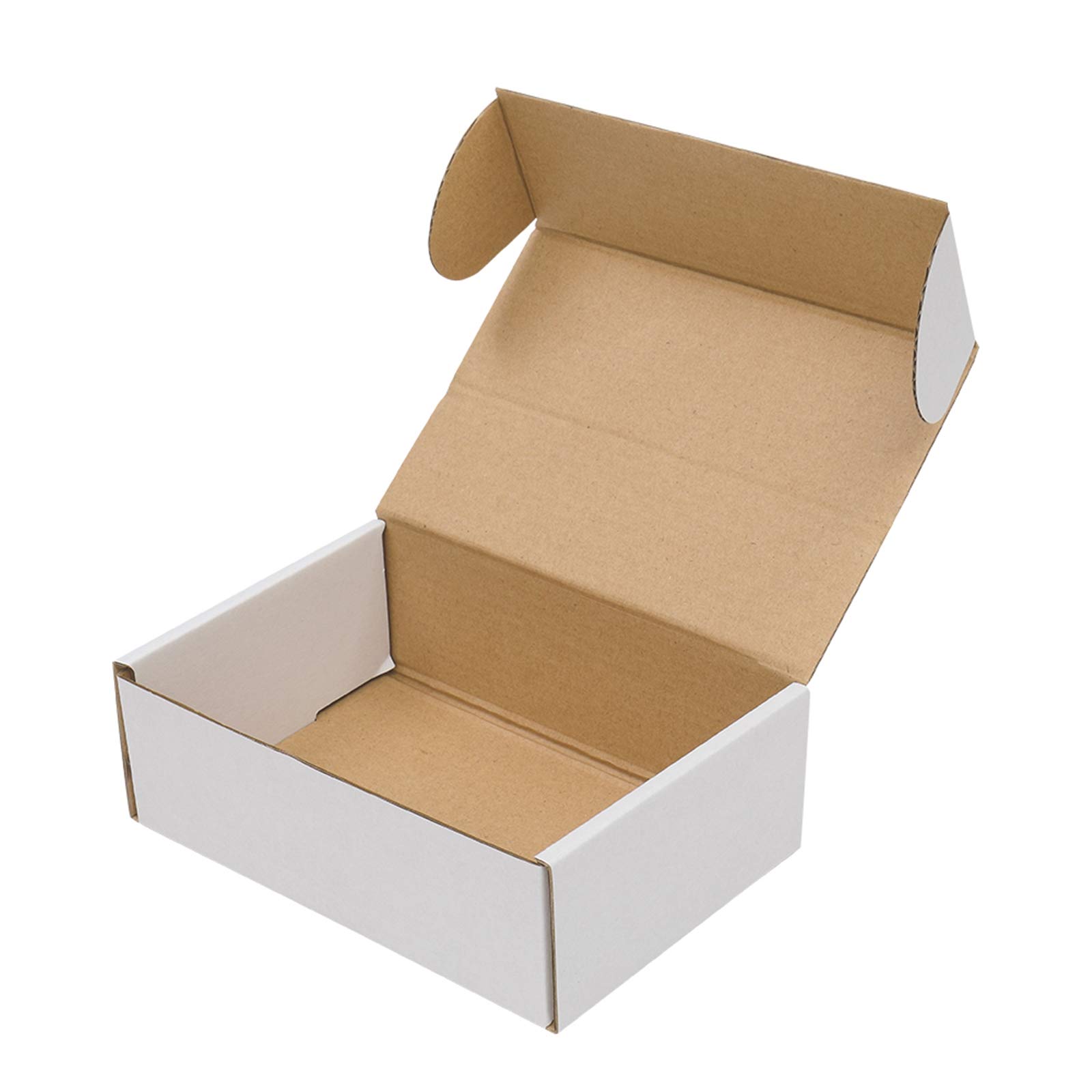6x4x2 Inch Small Shipping Boxes - 50 Pack White Cardboard Mailing Boxes for Small Business & Gifts