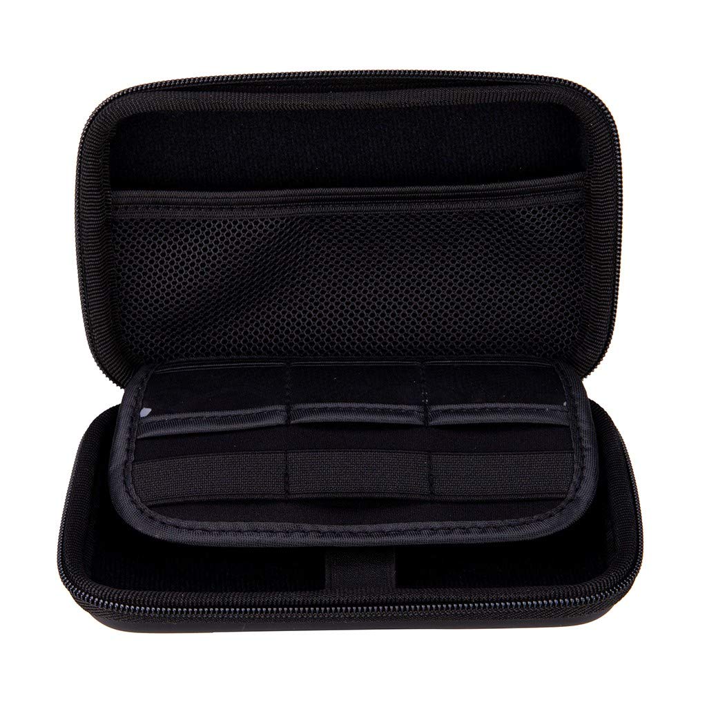 Waterproof Travel Electronics Organizer Bag - Portable Storage Case for Cables, Power Bank, Tablet & Accessories (Black, One Size) - Ideal for Travel, Camping & Daily Use