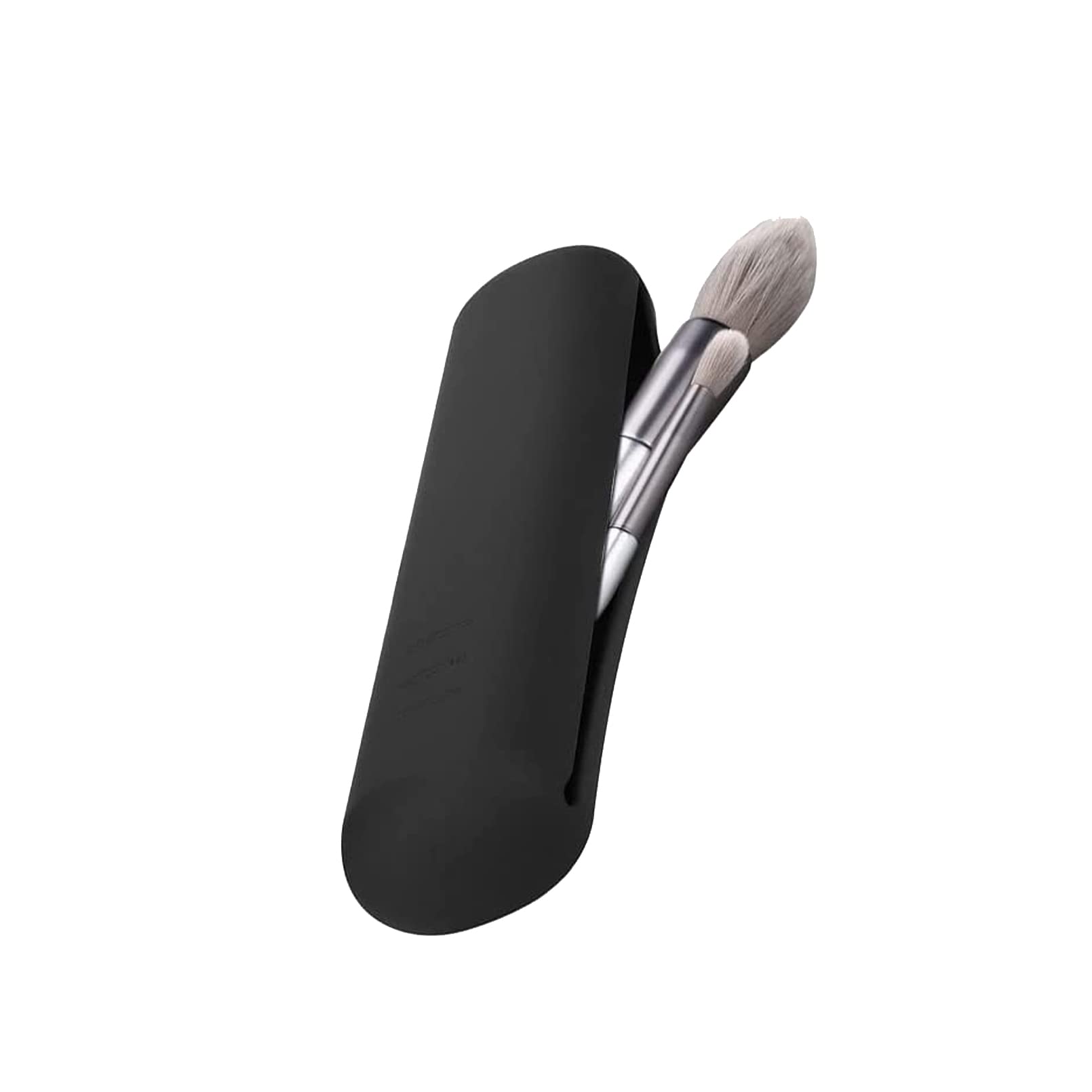 ABBCDTT Travel Makeup Brush Holder - Portable Cosmetic Brush Organizer & Storage Case for Professional Makeup Artists & Business Travel | Perfect for On-The-Go Touchups & Salon Organization