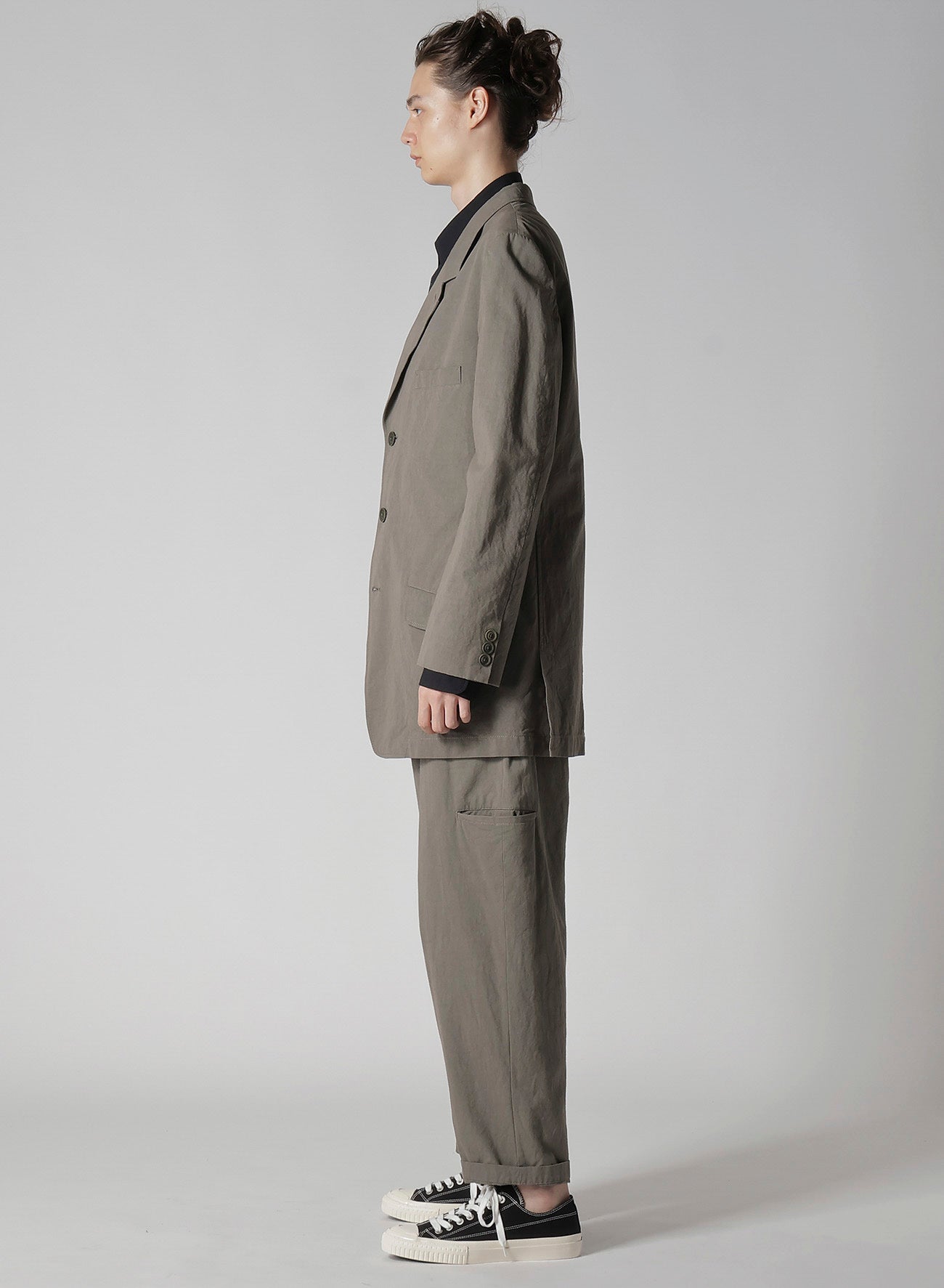 Premium Cotton Poplin Jacket with Front Edge Stitching - Lightweight & Stylish Outerwear for Spring & Fall Fashion