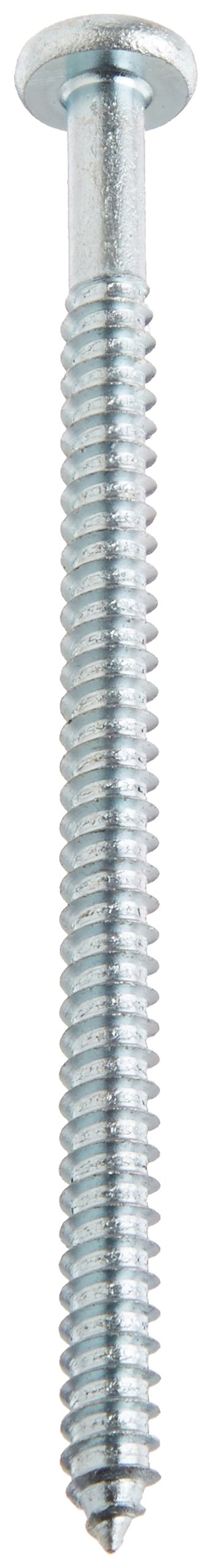 Small Parts 1256ABPP Zinc Plated Steel Sheet Metal Screw, Pan Head Phillips Drive Type AB, #12-14 Thread, 3-1/2