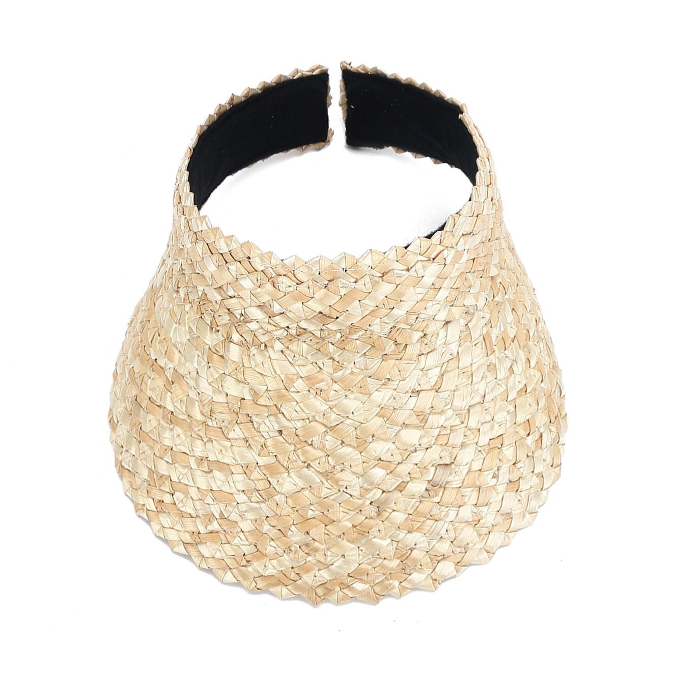 Seagrass Hat Visor for Women & Men - Breathable Open Weave Sun Hat for Outdoor Activities, Beach, Hiking, and Gardening