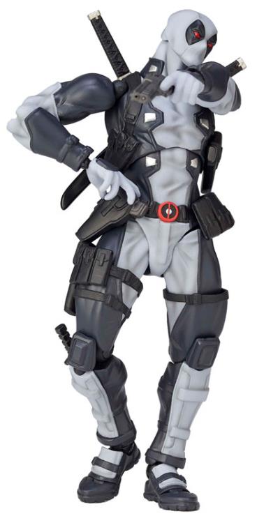 Amazing Yamaguchi Revoltech Deadpool X-Force Action Figure No. 001EX - Highly Articulated Collectible for Marvel Fans & Display