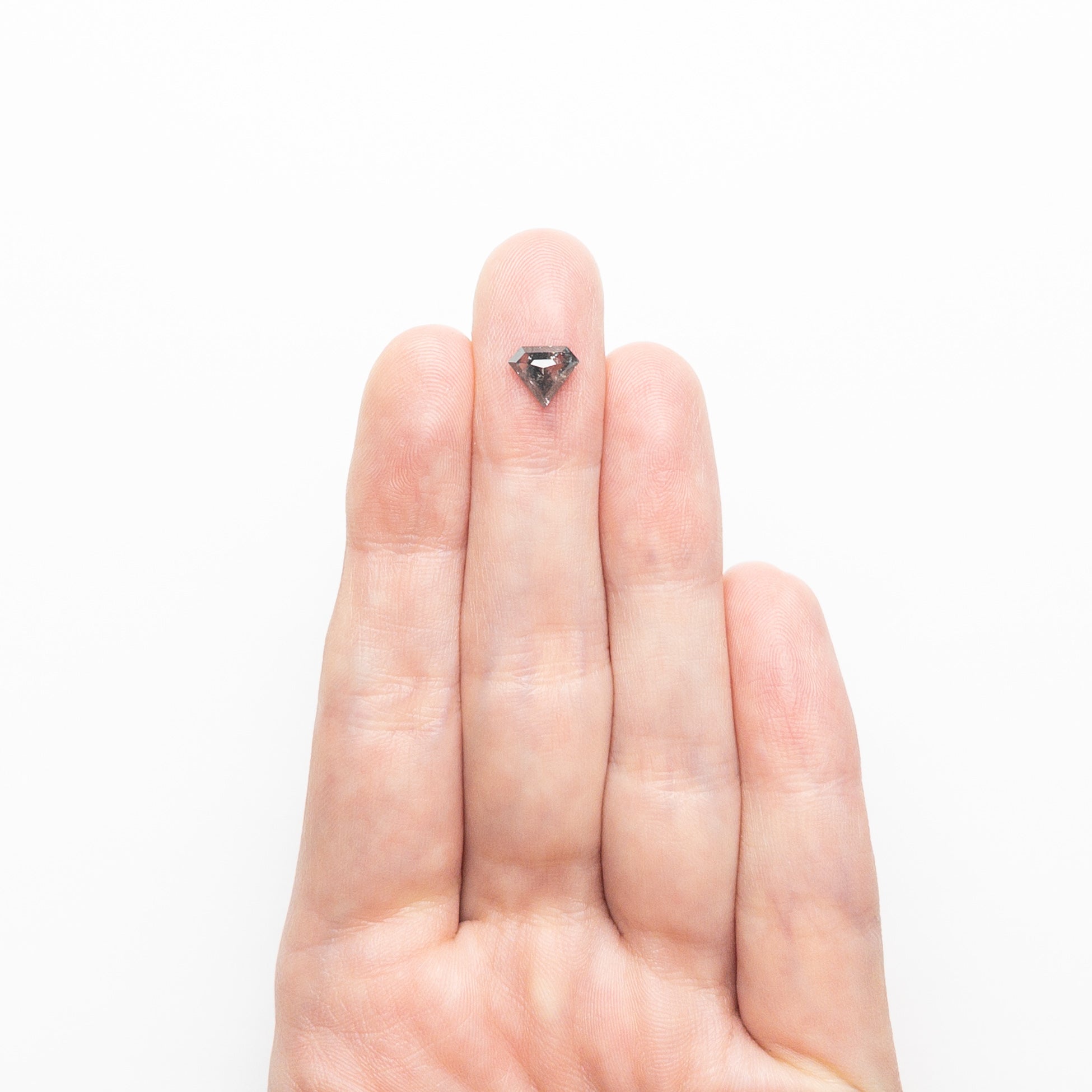 0.82ct Shield Rose Cut Diamond (6.28x7.26x2.84mm) - Loose Gemstone for Jewelry Making, Engagement Rings & Unique Gifts