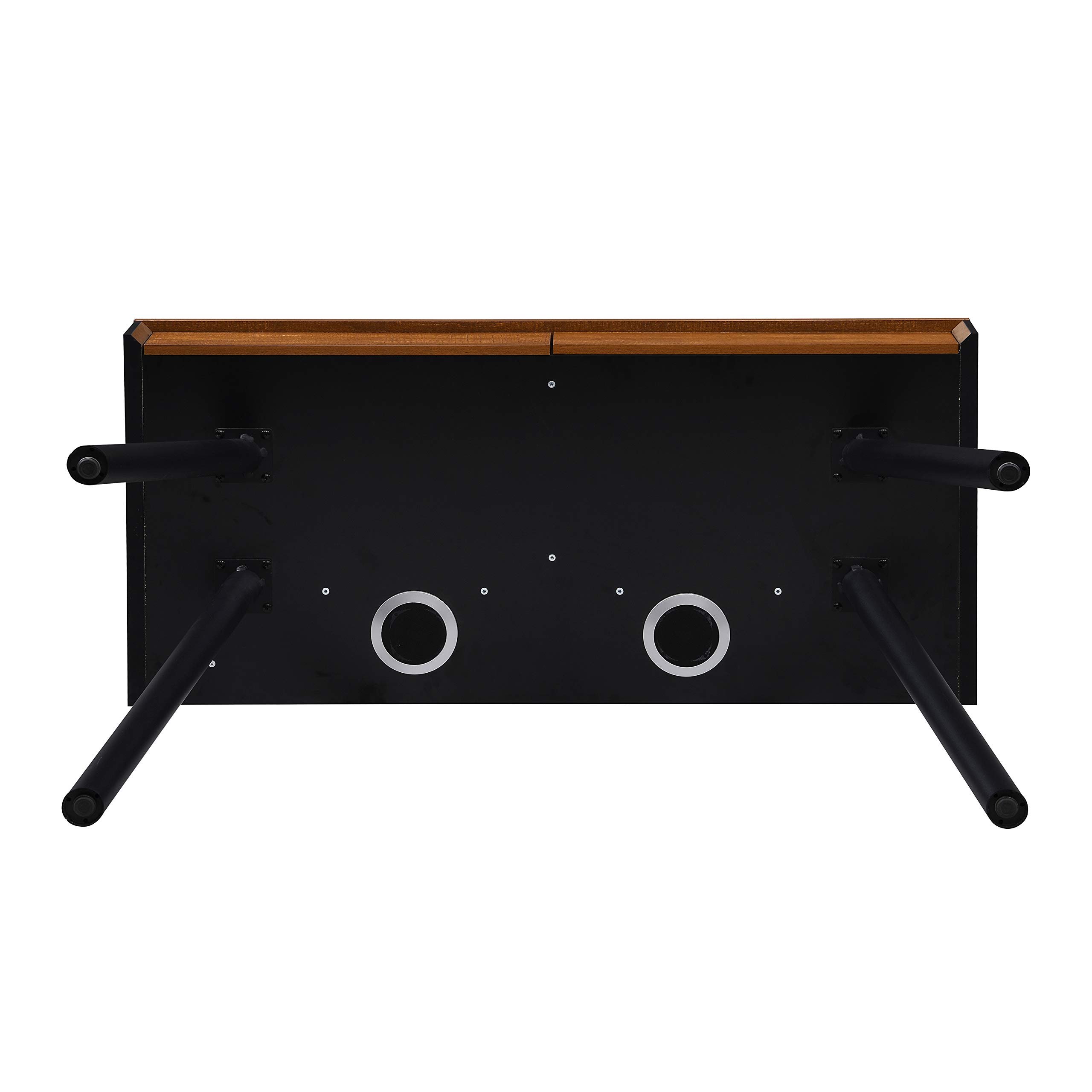 Cherry Tree Furniture ZERMATT Smart Desk with Built-in Bluetooth/USB Speaker & Charger - Adjustable Height Standing Desk for Home Office, Gaming & Study - Perfect for Remote Work & Online Classes