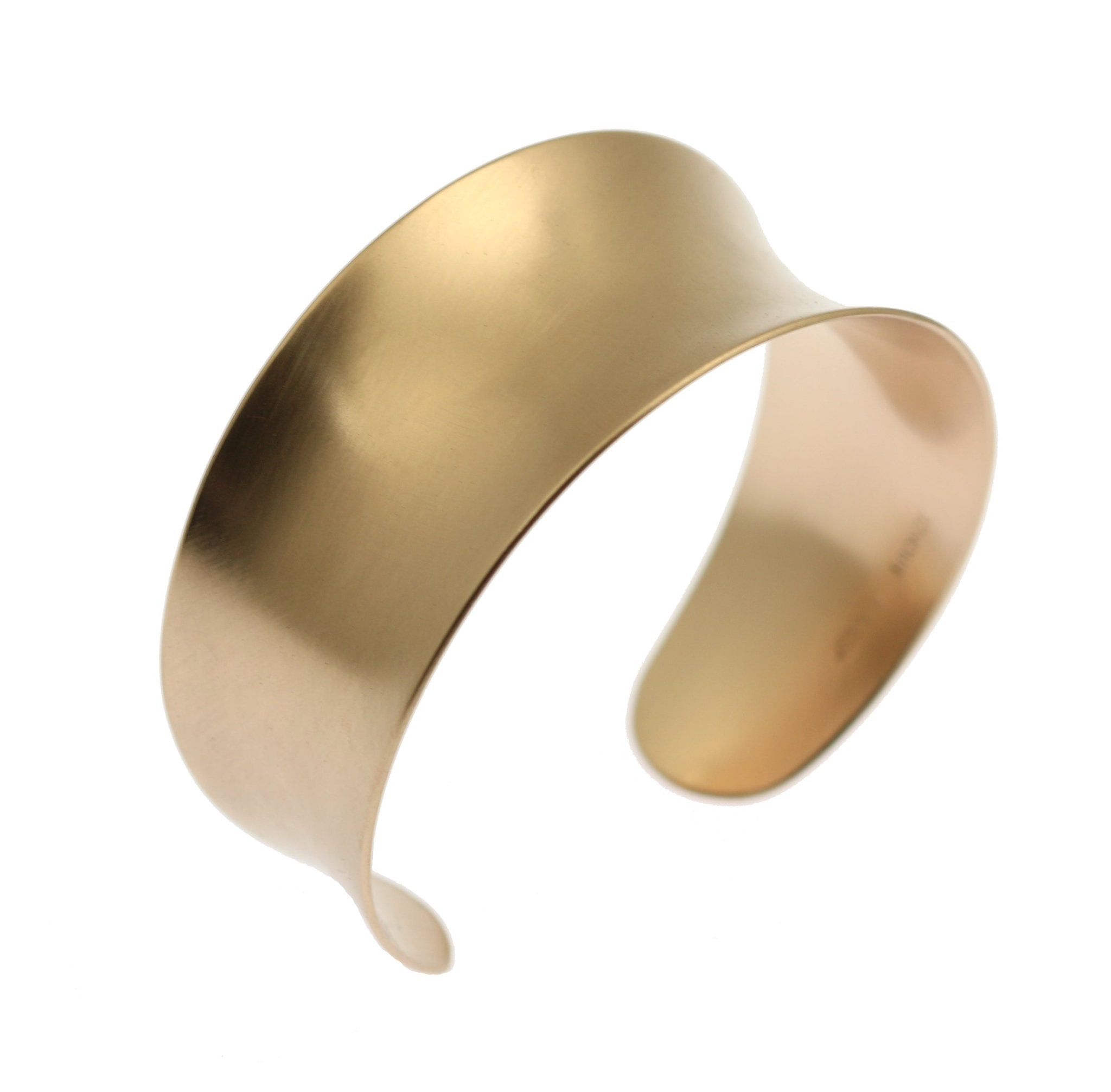 Brushed Bronze Anticlastic Cuff Bracelet - Elegant Handmade Jewelry for Women - Boho Chic Accessory for Parties, Weddings & Everyday Wear