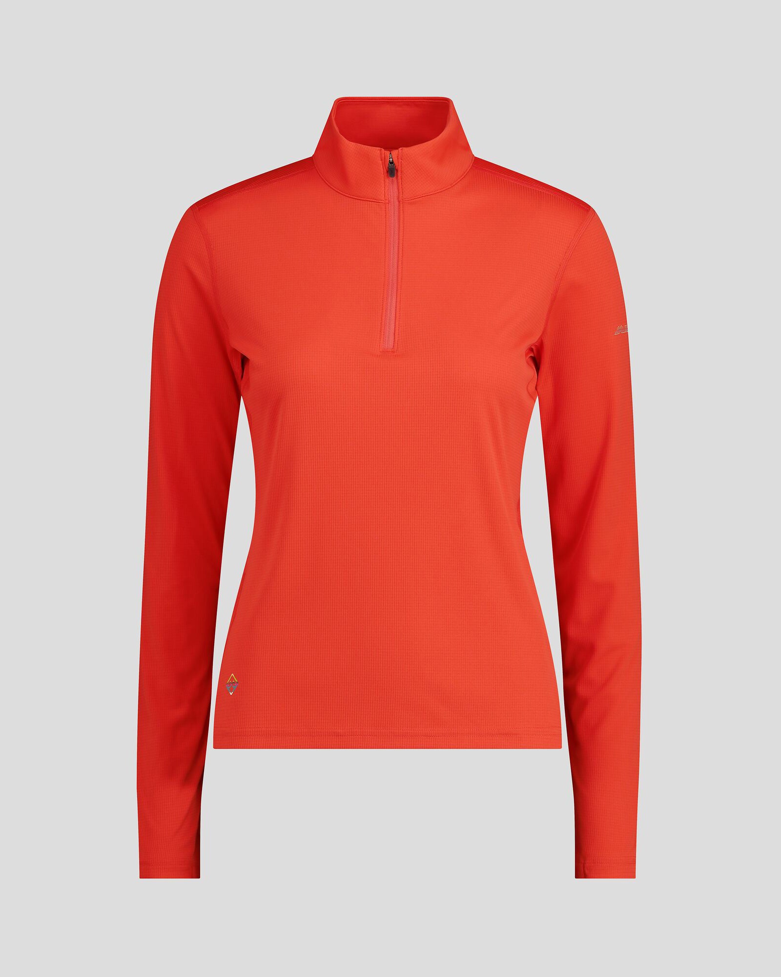 Women's Seeker Quarter Zip Fleece Pullover - Soft & Warm Hut Orange Outdoor Hiking Top for Fall & Winter Adventures