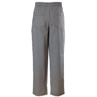 Chef Revival Professional Chef Pants with Elastic Waistband - Comfortable Grey Kitchen Work Pants for Men (Large) - Perfect for Cooking, Baking & Restaurant Work