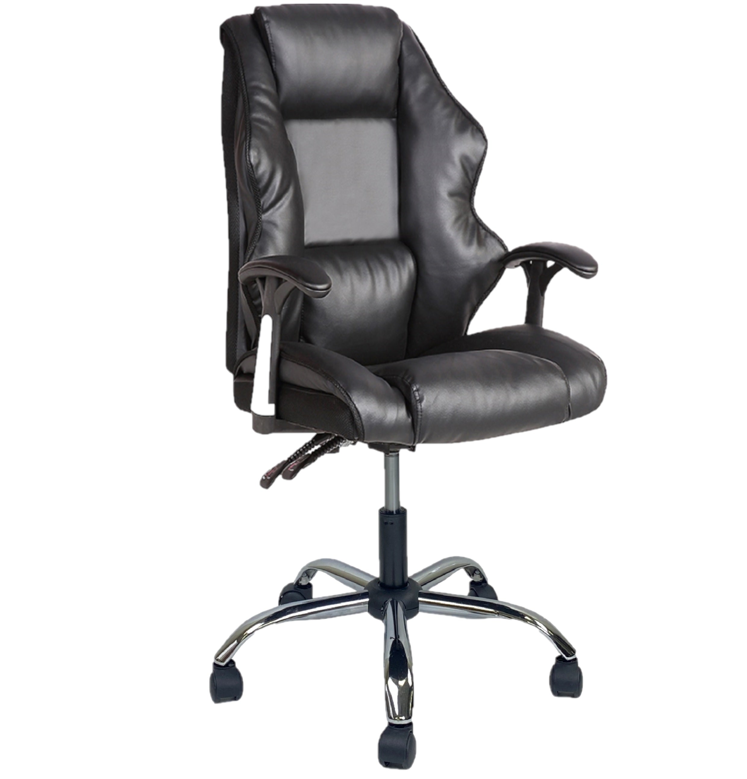 Ergonomic 310B Computer Office Chair - Black, Adjustable Height & Lumbar Support for Home & Office Workspaces - Perfect for Long Hours of Sitting, Gaming, and Remote Work