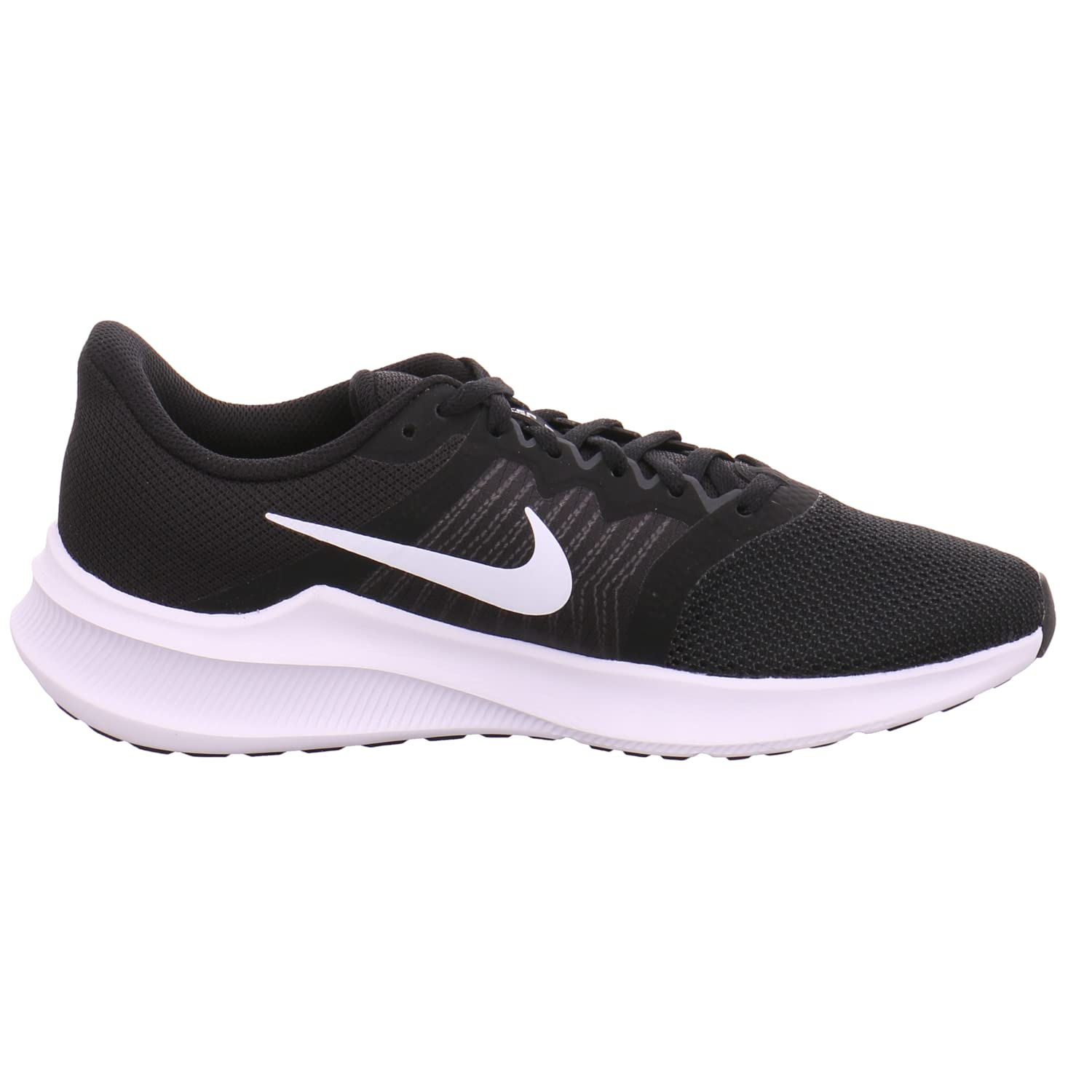 Nike Women's Stroke Running Shoes - Black/White/Dark Smoke Grey - Size 10 | Lightweight Comfort for Jogging, Gym Workouts & Daily Walking