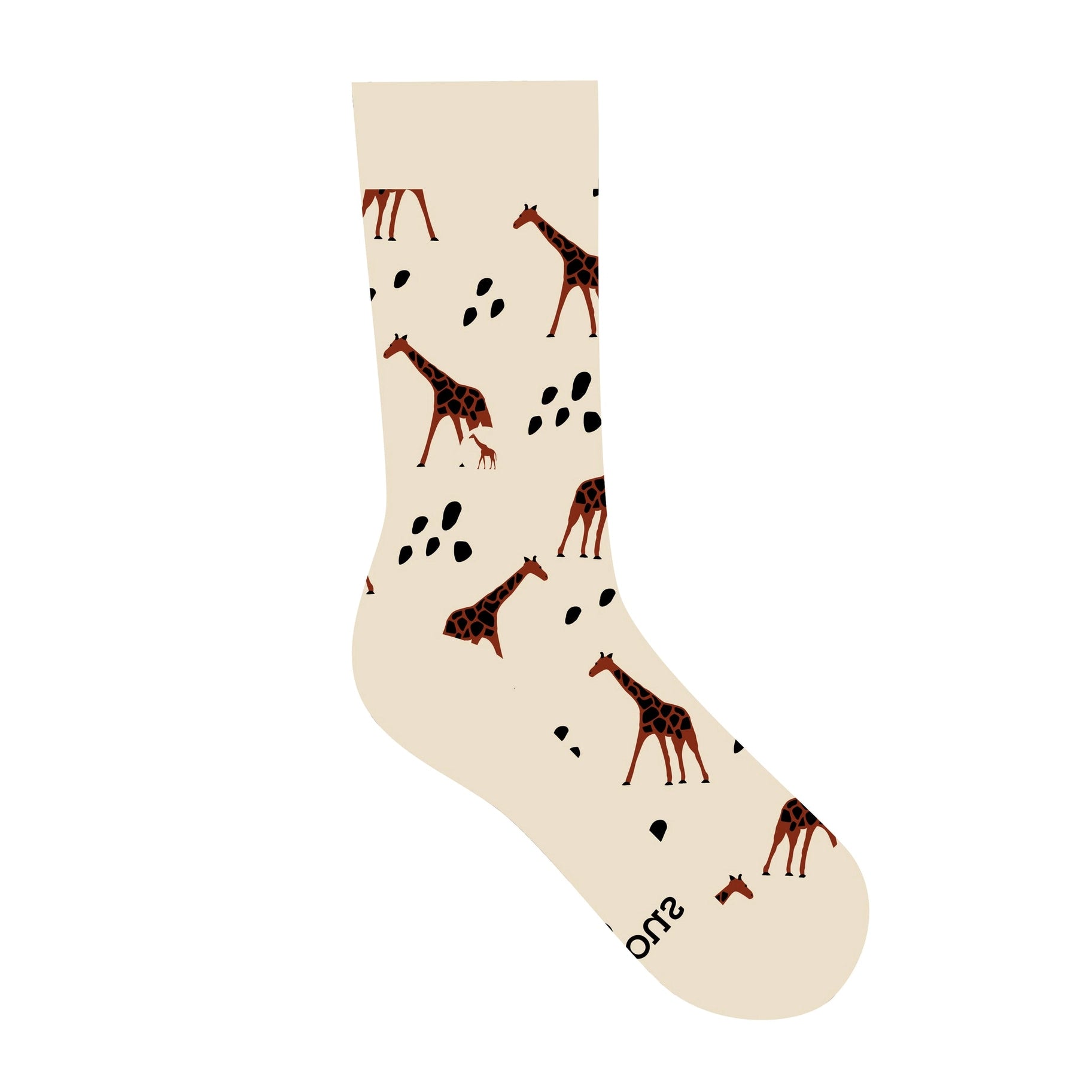 Eco-Friendly Giraffe Conservation Socks - Soft Bamboo Cotton Ankle Socks for Men & Women - Perfect for Hiking, Yoga, and Daily Wear to Support Wildlife Protection