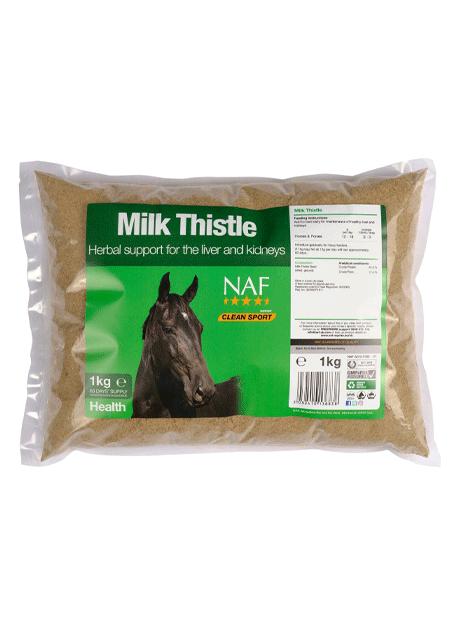 NAF Milk Thistle Supplement for Liver Support - Natural Detox & Liver Cleanse for Dogs & Cats - Perfect for Daily Wellness & Post-Medication Recovery