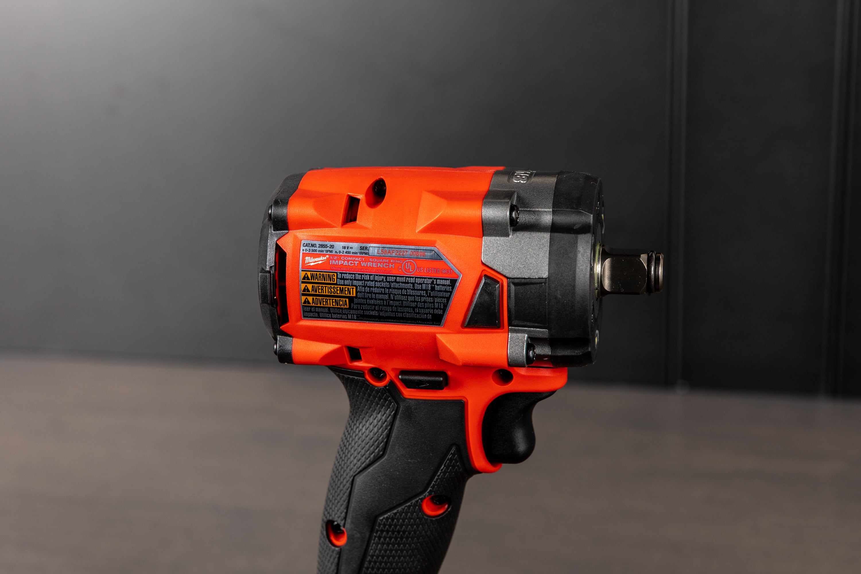 Milwaukee M18 FUEL 1/2 Inch Compact Impact Wrench with Friction Ring - Powerful Cordless Tool for Automotive Repair, Construction & DIY Projects