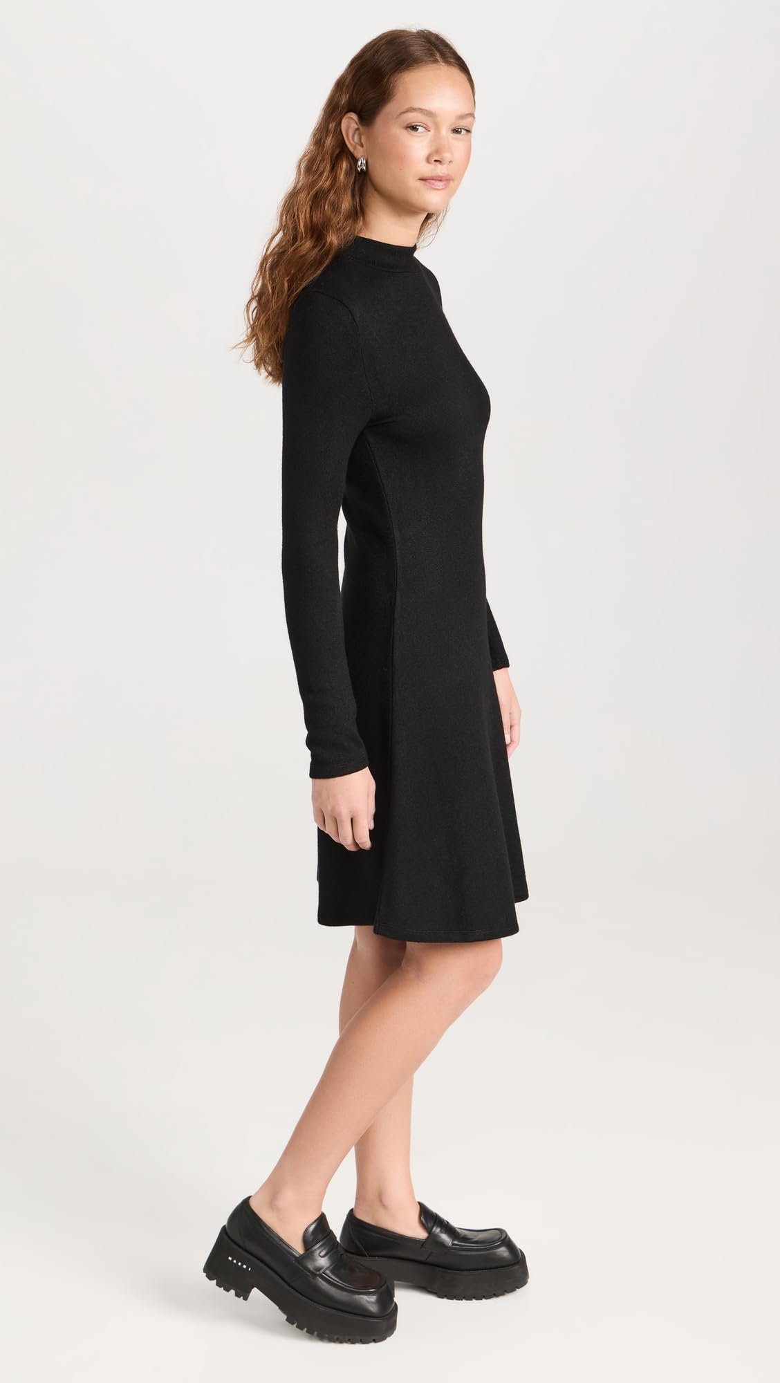 Vince Women's Long Sleeve Short Dress - Elegant Casual Mini Dress for Spring & Fall | Perfect for Office, Date Night & Weekend Outings