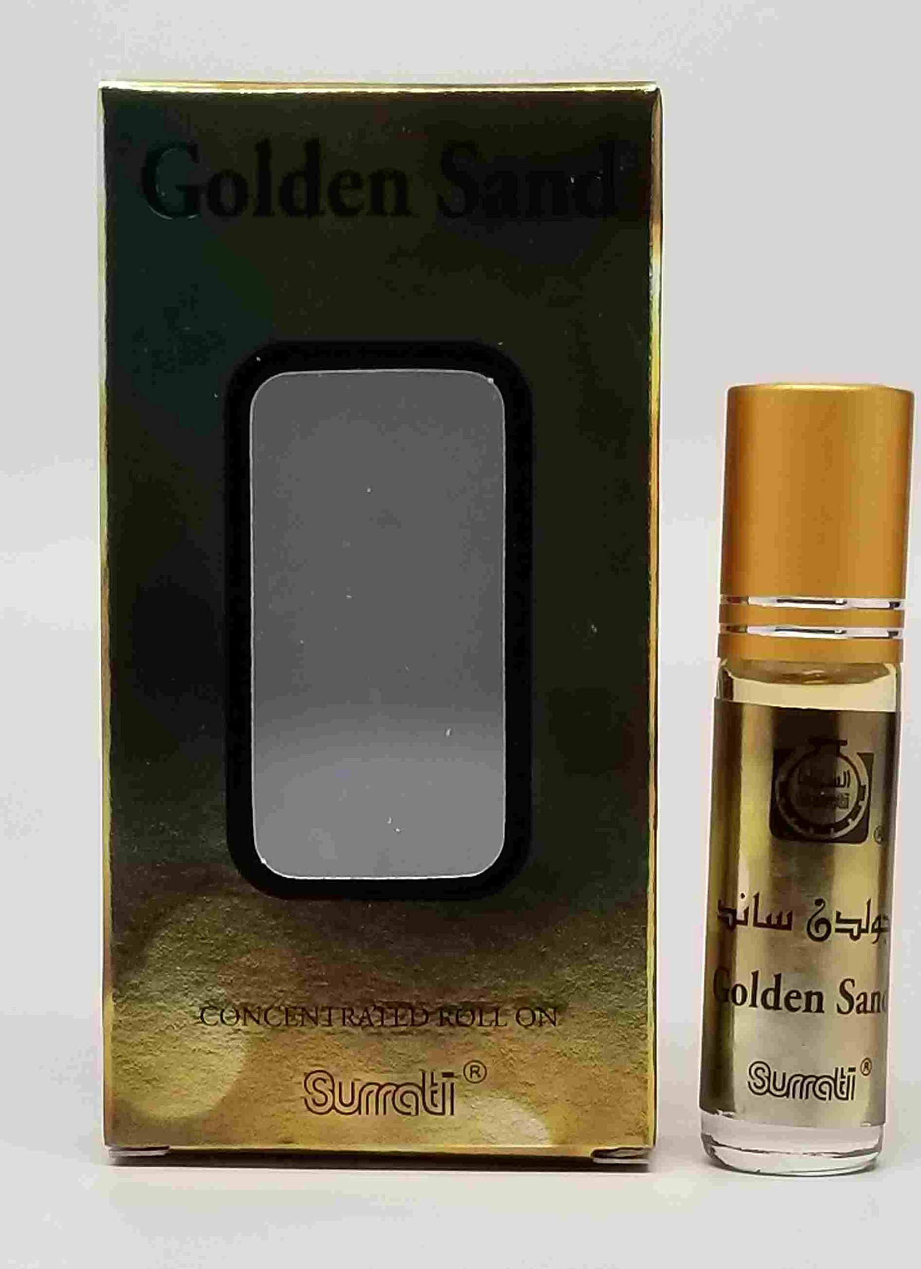 Surrati Golden Sand 6ml Roll-On Perfume Oil - 3 Pack Set | Long-Lasting Fragrance for Women & Men | Perfect for Travel, Office & Date Nights