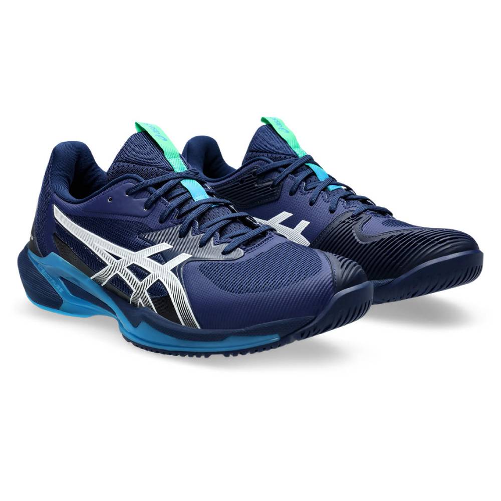 ASICS Solution Speed FF 3 Men's Tennis Shoes - Lightweight Performance Court Shoes for Men in Blue Expanse/White | Perfect for Competitive Matches & Training Sessions