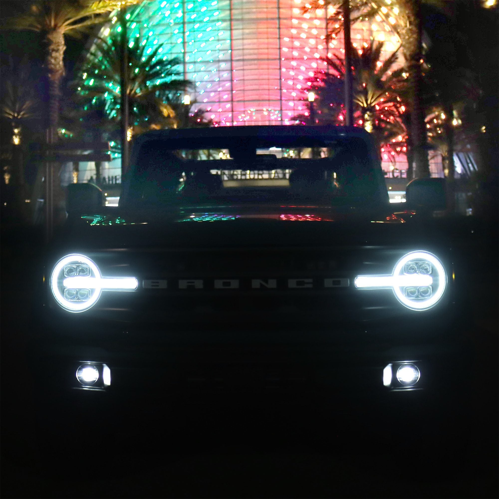 21-24 Ford Bronco & 22-24 Bronco Raptor NOVA Series LED Projector Headlights (Black) - High-Performance Off-Road Lighting for Night Driving & Adventure