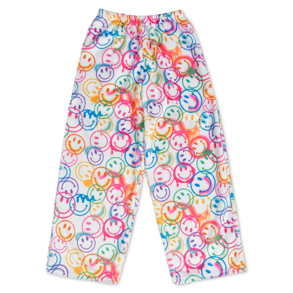Ice Cream Smiles Everywhere Soft Plush Pants - Cozy & Cute Lounge Pants for Women, Perfect for Home, Sleepwear, and Relaxation