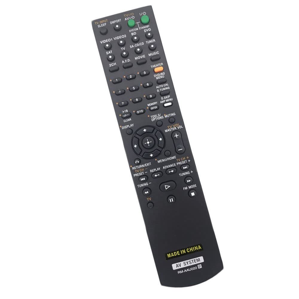 Universal Replacement Remote Control for Sony STR-DG700, STR-K790, STR-DH700, STR-KS2000 AV Receivers - Compatible with AC, TV & Audio Devices | Perfect for Home Theater & Entertainment Systems