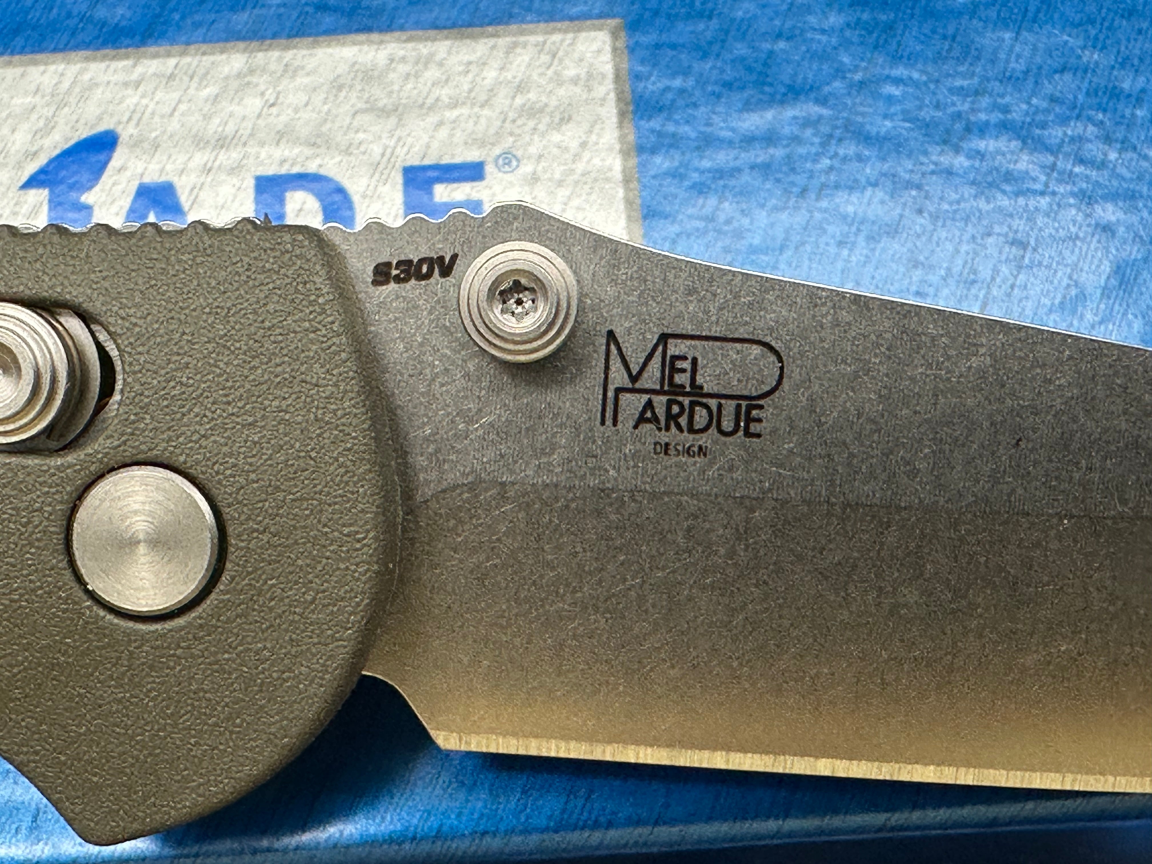 Benchmade Mini Griptilian Custom Knife - 2.91