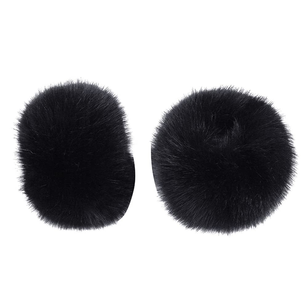 Uposao Faux Fur Wrist Band Ring Cuffs - Soft Winter Arm & Leg Warmers for Women | Cozy Pulse Warmer Sleeves for Cold Weather, Fashion Accessories & Outdoor Activities