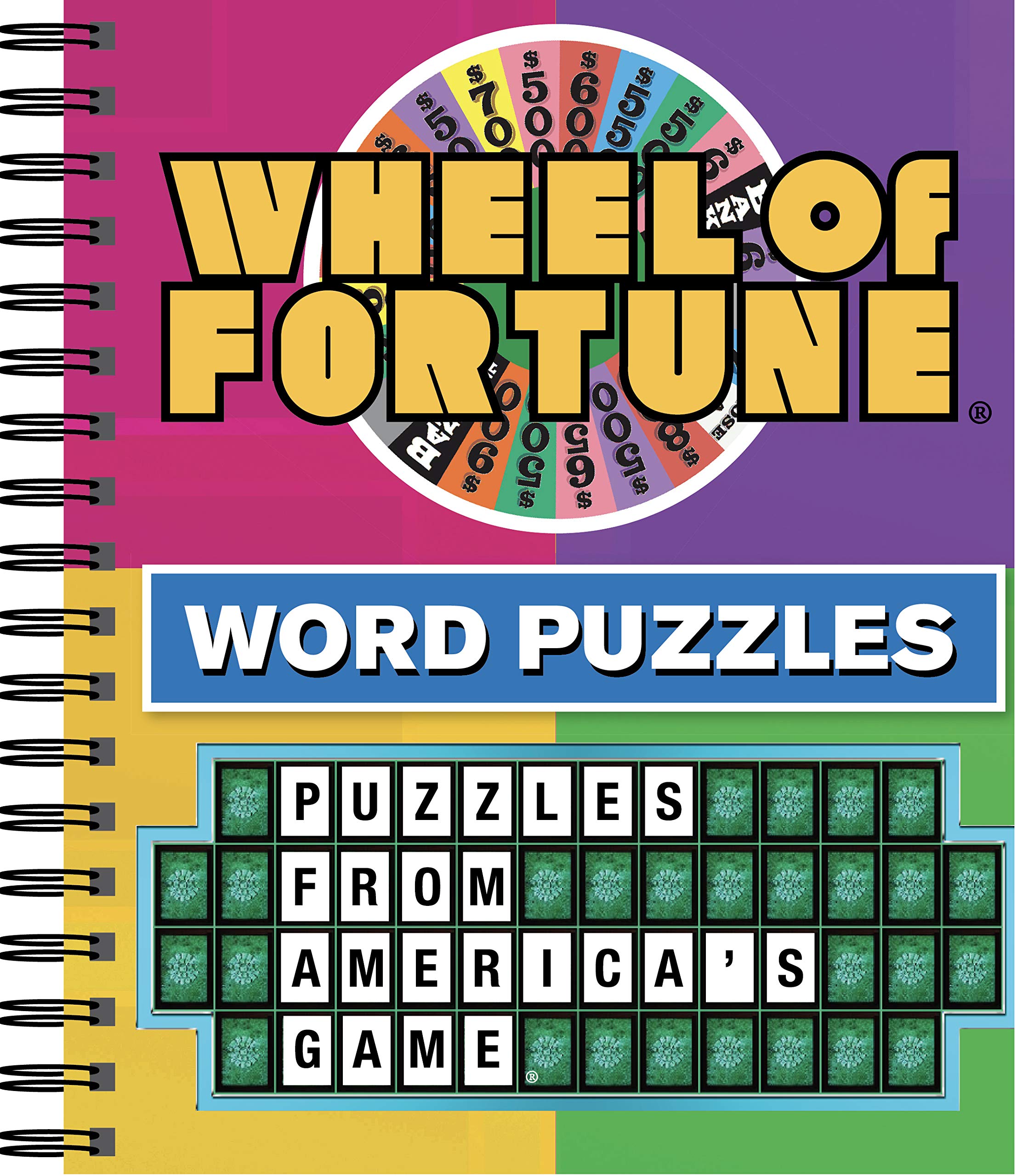 Wheel of Fortune Word Puzzles - Fun Brain Games for Adults & Kids | Perfect for Family Game Night & Party Entertainment
