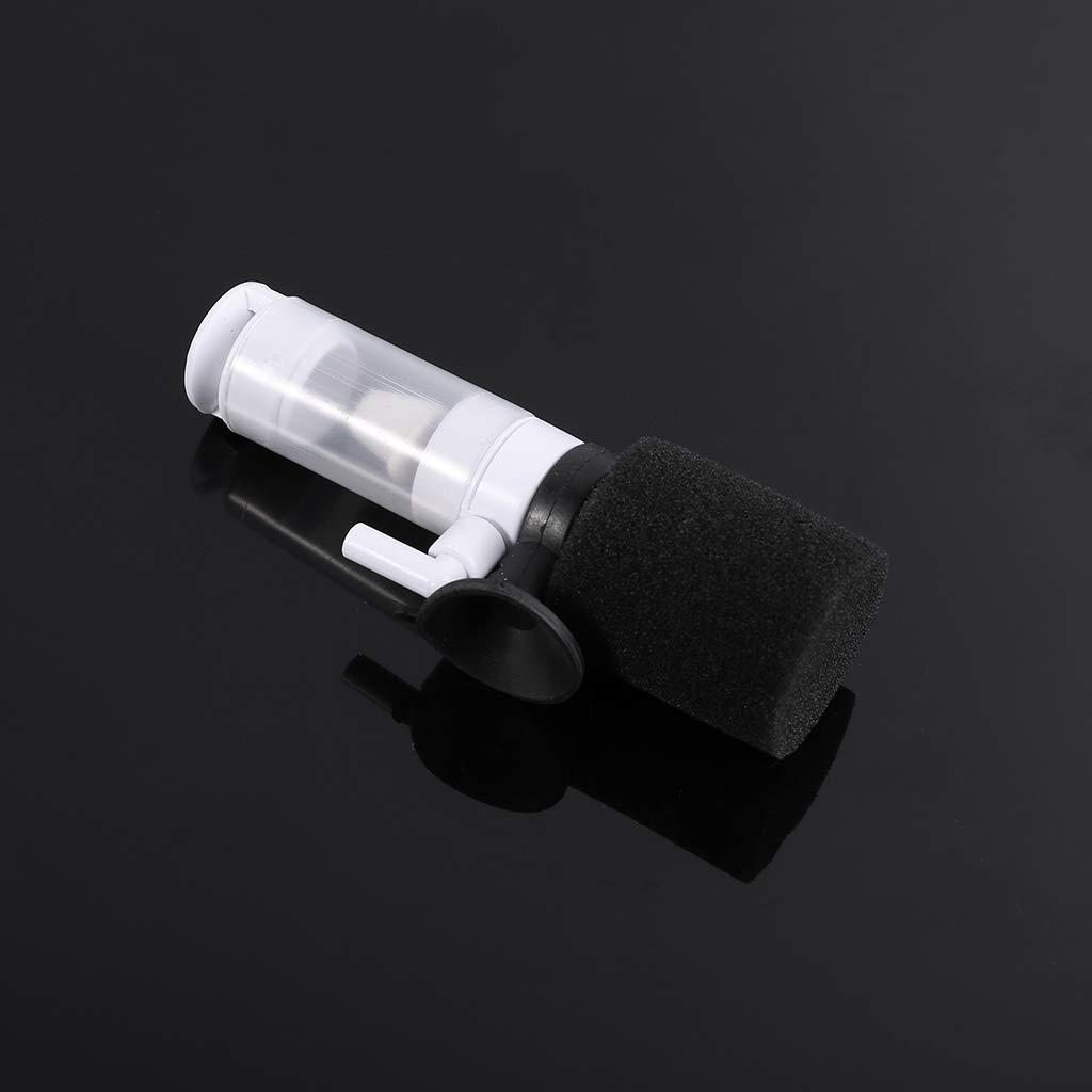 Mini Aquarium Filter - Biochemical Sponge for Fish Tank, Freshwater Pump with Oxygenation & Water Cleaning | Ideal for Small Tanks, Betta Fish, Shrimp & Aquatic Plants