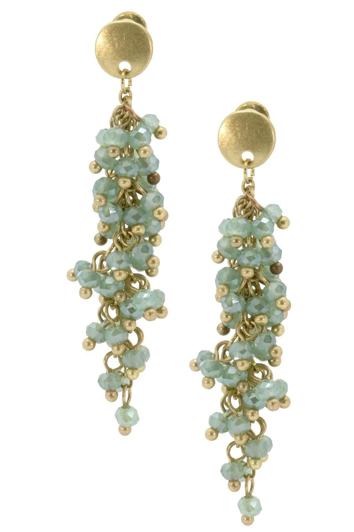Floral Beaded Dangle Earrings for Women | Bohemian Handmade Jewelry | Perfect for Weddings, Parties & Everyday Wear