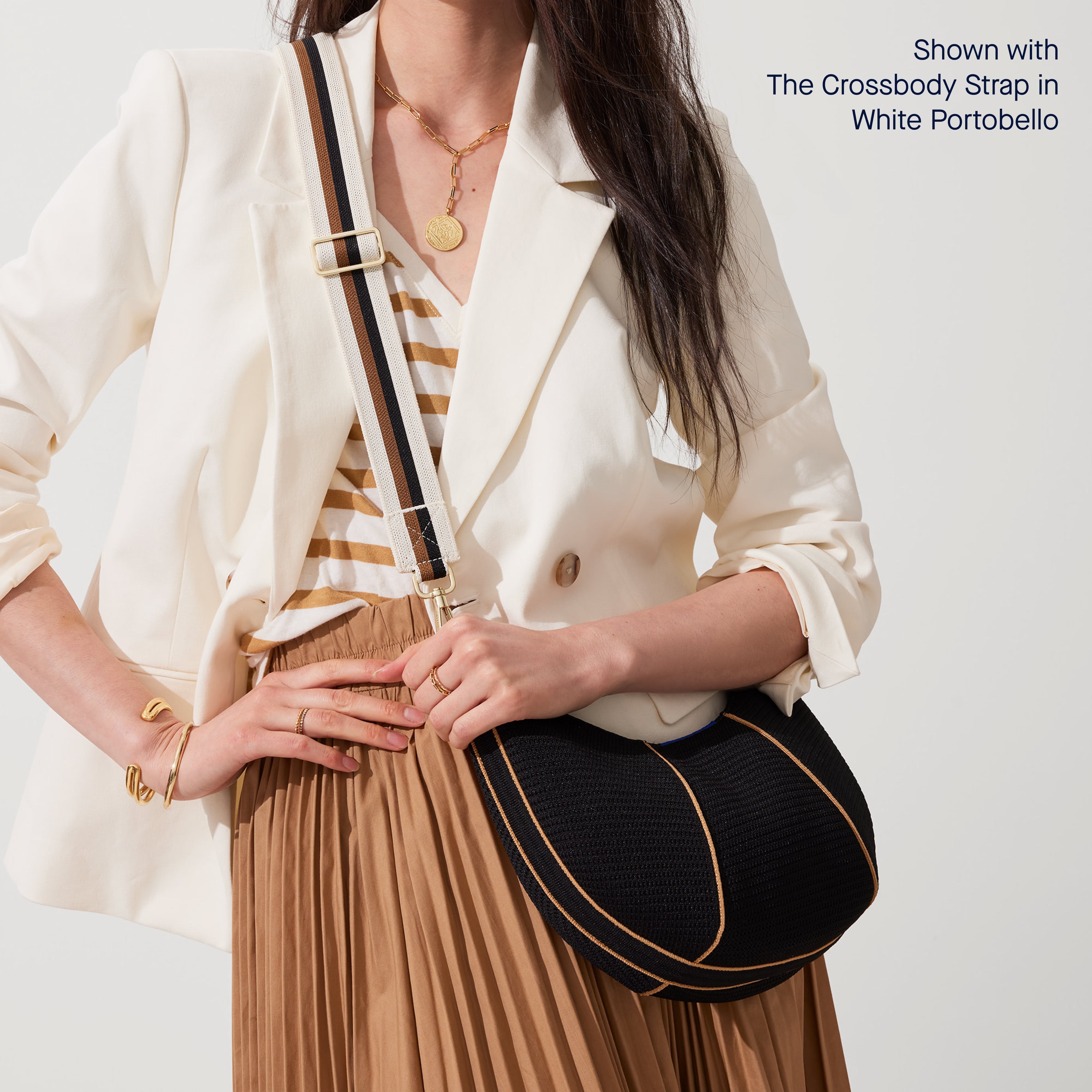 Stylish Black Crescent Bag for Women - Trendy Shoulder Handbag for Everyday Use, Work, and Travel | Fashionable & Functional Crossbody Purse