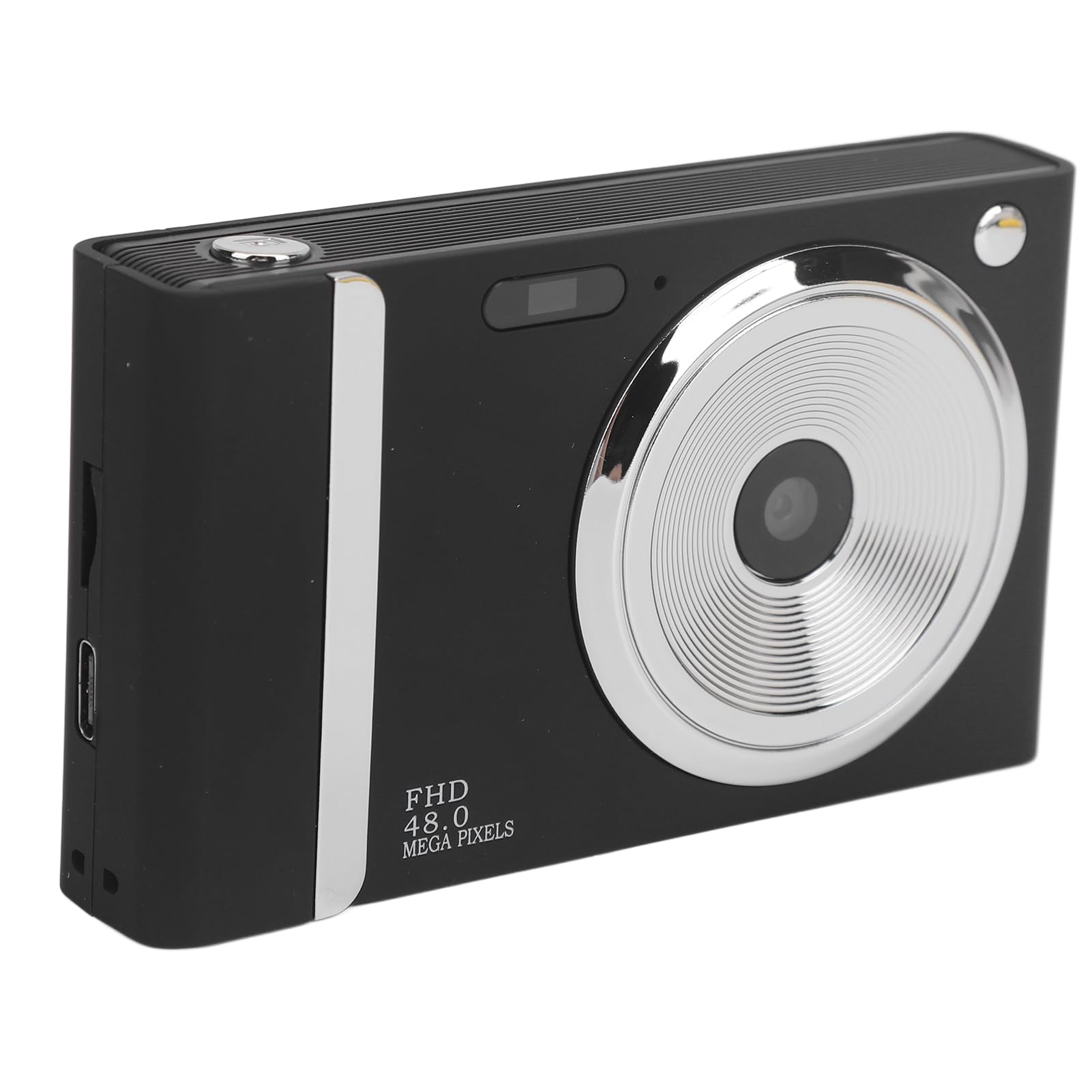 **48MP Professional Digital Camera with 16X Zoom, 1080P HD Video, Anti-Shake & Face Detection - Perfect for Graduation, Travel, Parties & Everyday Photography (Black)**