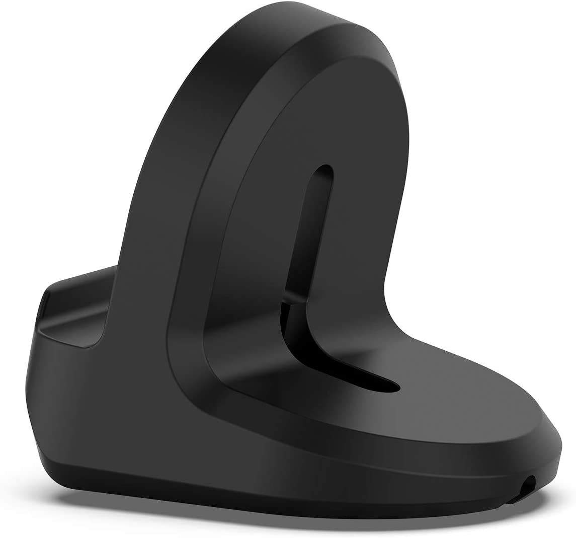 TUCANA Compact Stand for Samsung Galaxy Watch 7/7 Ultra/6/6 Classic/5/5 Pro/4 Series - Nightstand Charging Dock with LED Display (Black) - Perfect for Bedside, Office & Travel Charging