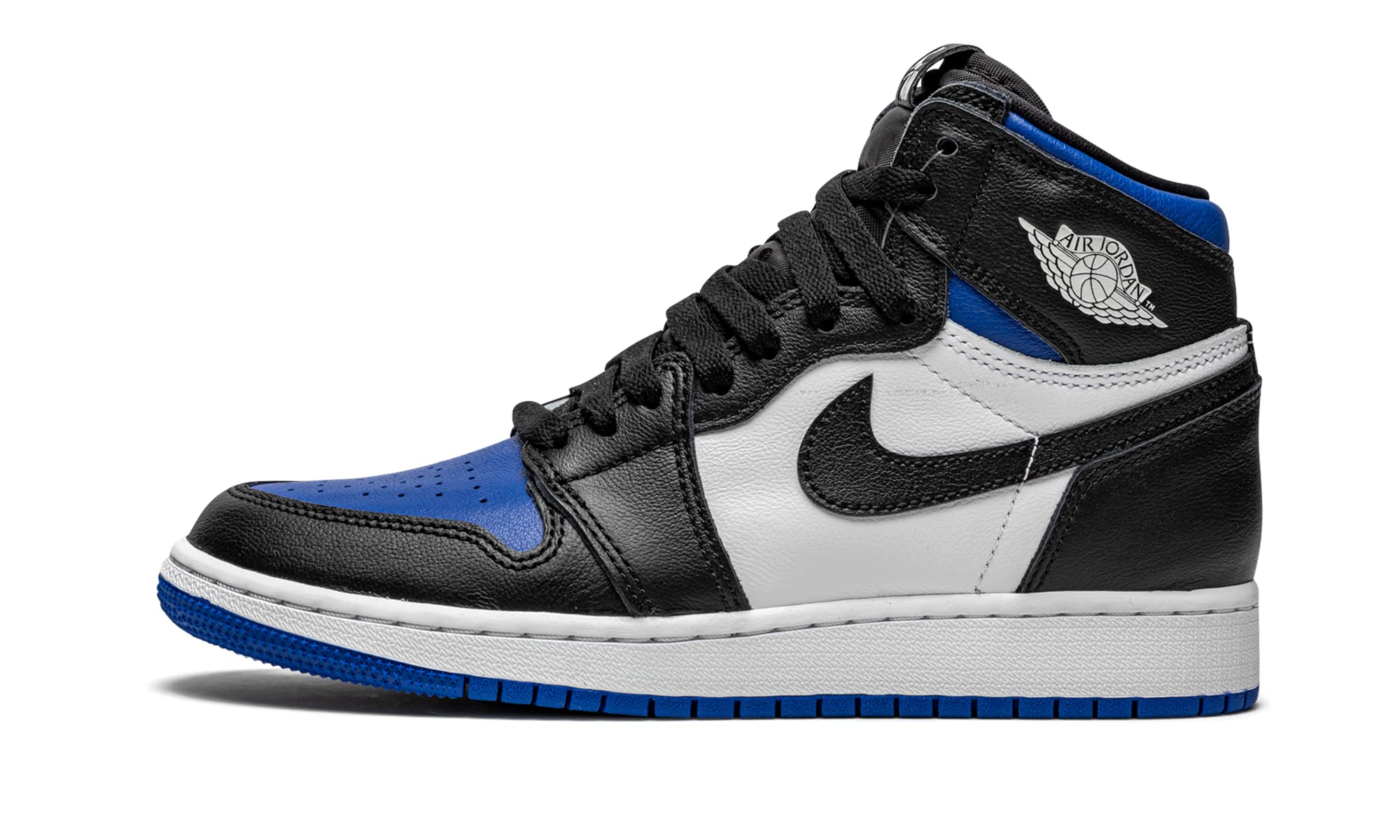 Jordan Air 1 Retro High OG GS Royal Toe Basketball Shoes for Youth - Size 5Y - Perfect for School, Sports & Street Style