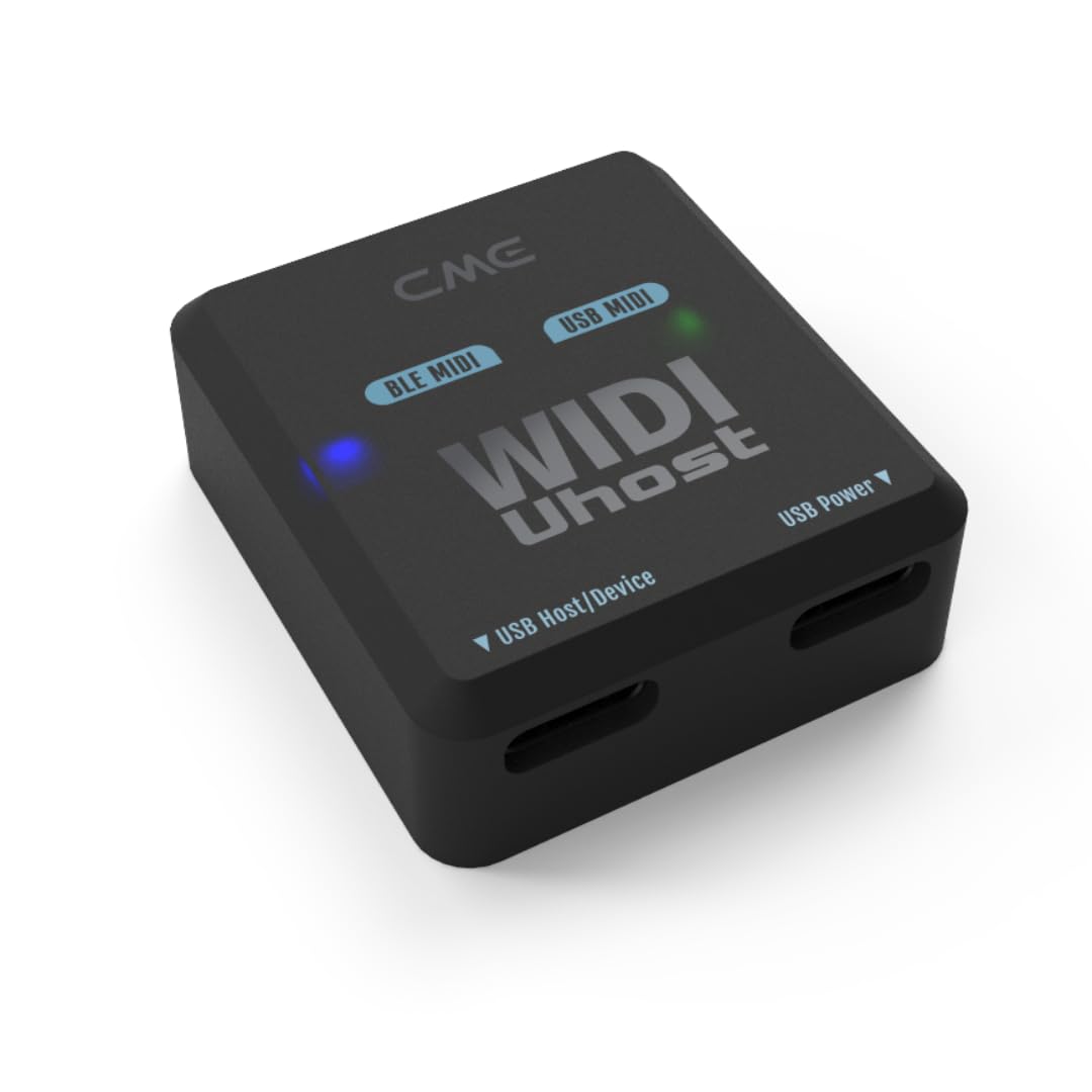 CME WIDI Uhost - Bluetooth USB MIDI Interface & USB Host for Class Compliant MIDI Devices | Compatible with Windows, Mac, iOS, Android, Linux & ChromeOS | Perfect for Music Production, Live Performances & Studio Recording