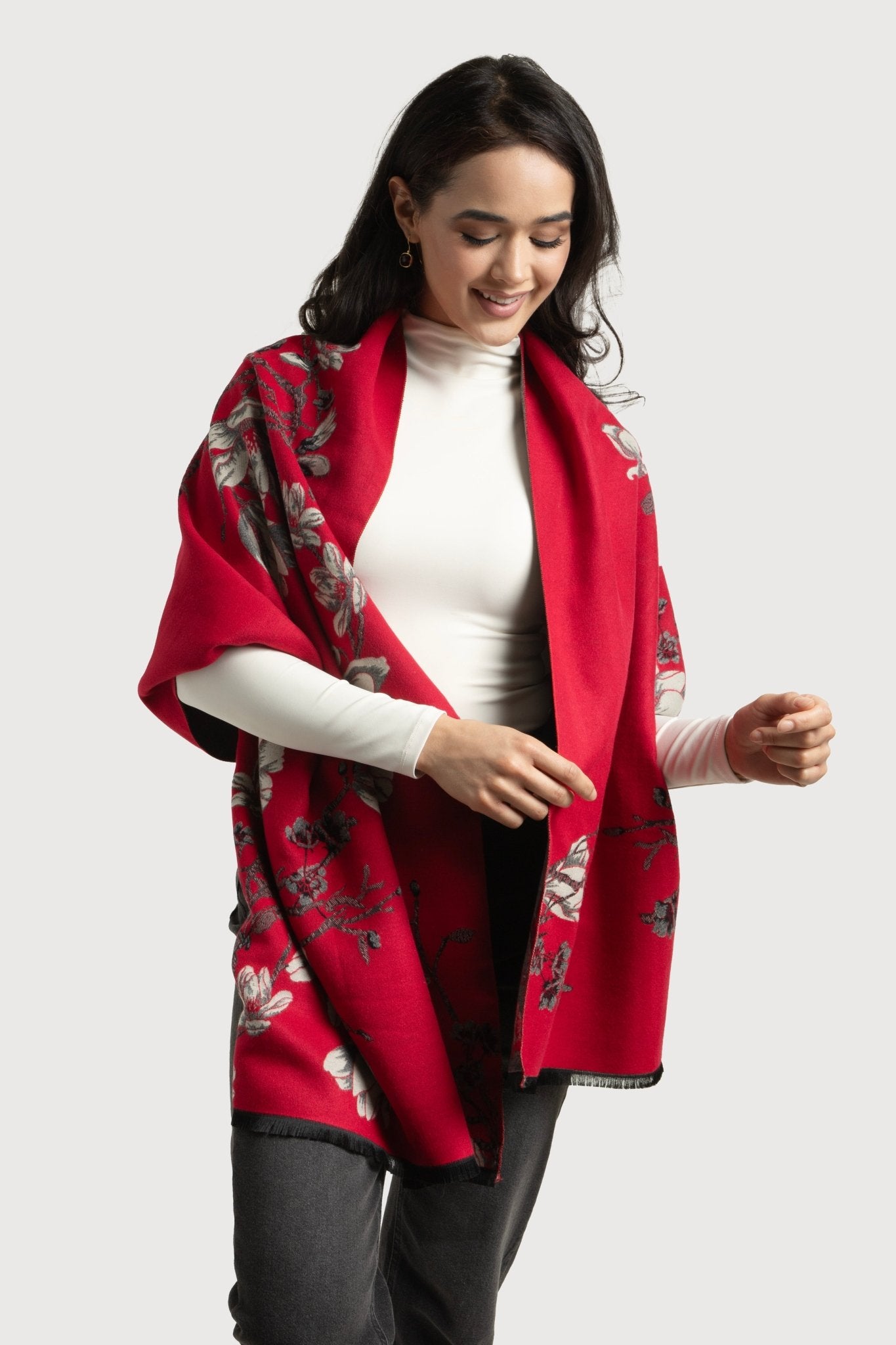 Reversible Garden Scarf - Lightweight & Stylish Wrap for Women - Perfect for Outdoor Activities, Hiking, and Travel Accessories