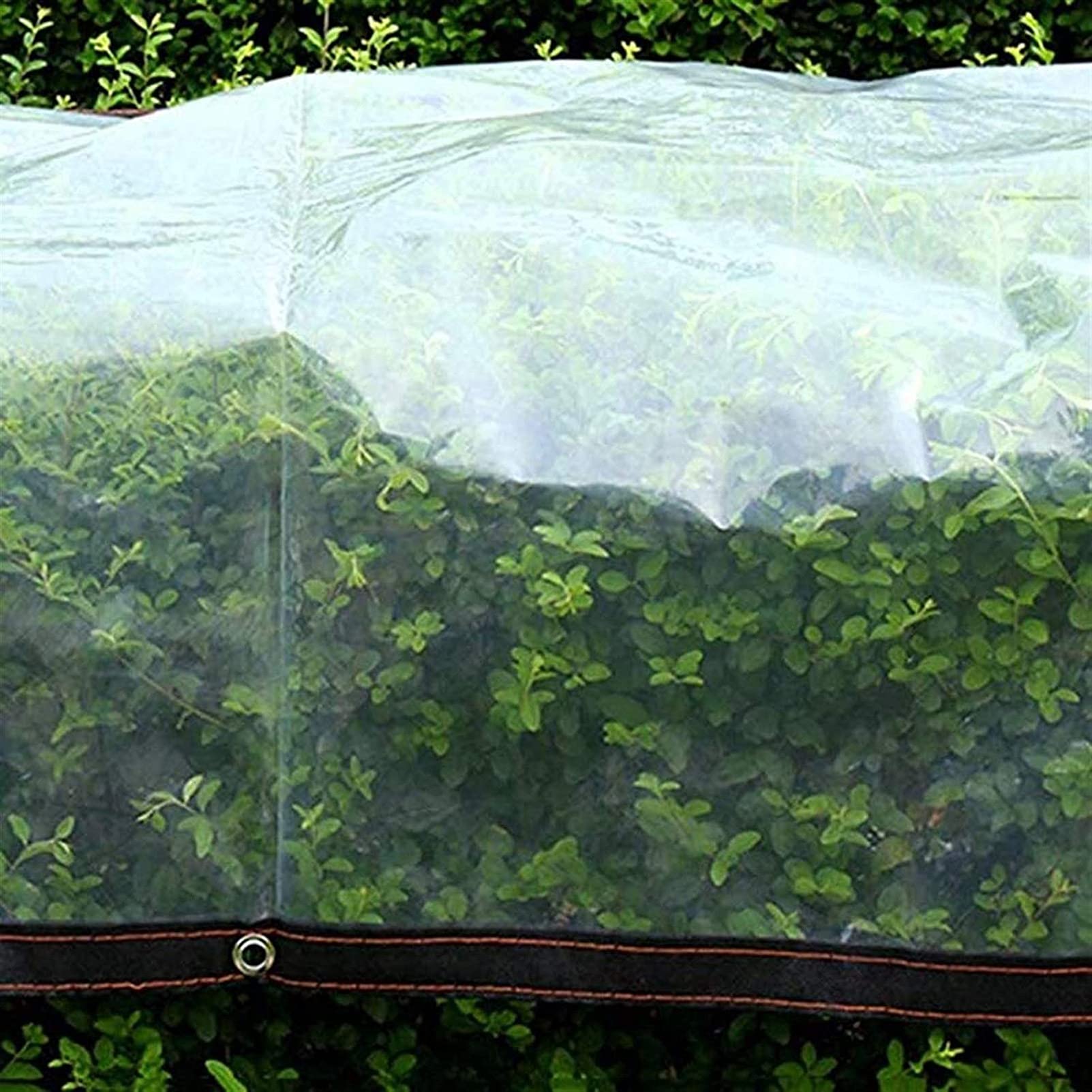 CLoook Clear PVC Vinyl Tarp - Heavy Duty Transparent Waterproof Rain Cover for Roofs, Outdoor Weatherproof Tarpaulin | Perfect for Construction, Camping, Pool & Patio Protection