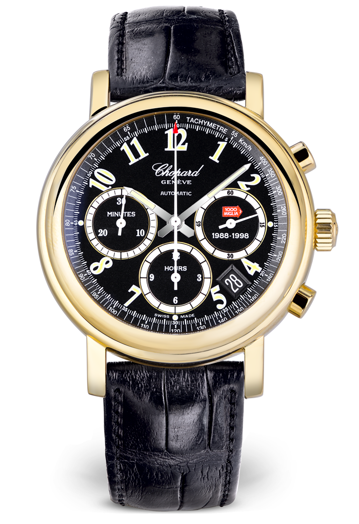 Chopard Mille Miglia Chronograph 18K Yellow Gold Men's Luxury Watch - Perfect for Business Meetings, Formal Events & Collectors