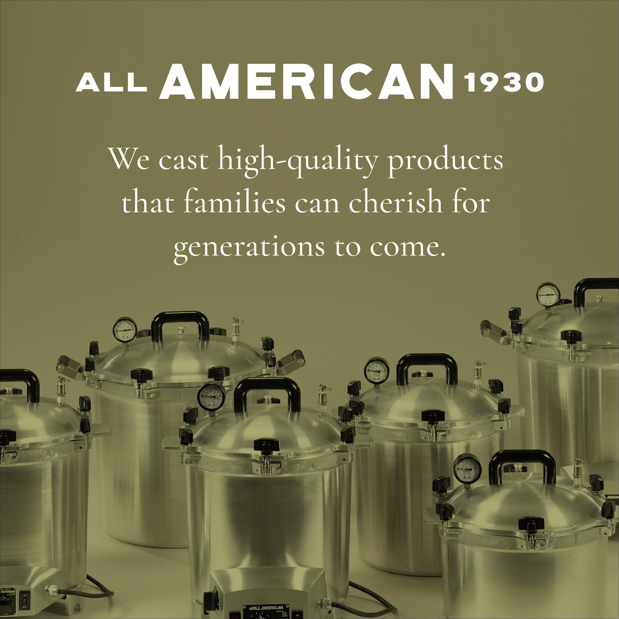 All American 1930 75X Electric Sterilizer - 41 Quart Capacity with Metal-to-Metal Seal & Included Rack - Made in USA | Perfect for Home Canning, Medical Equipment Sterilization & Laboratory Use