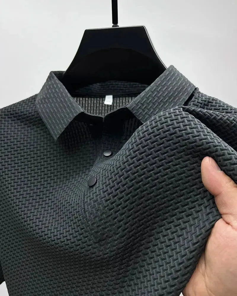 Men's Short Sleeve Polo Shirt - Breathable Cotton Casual Shirt for Golf, Work & Everyday Wear | Loop Up Brand