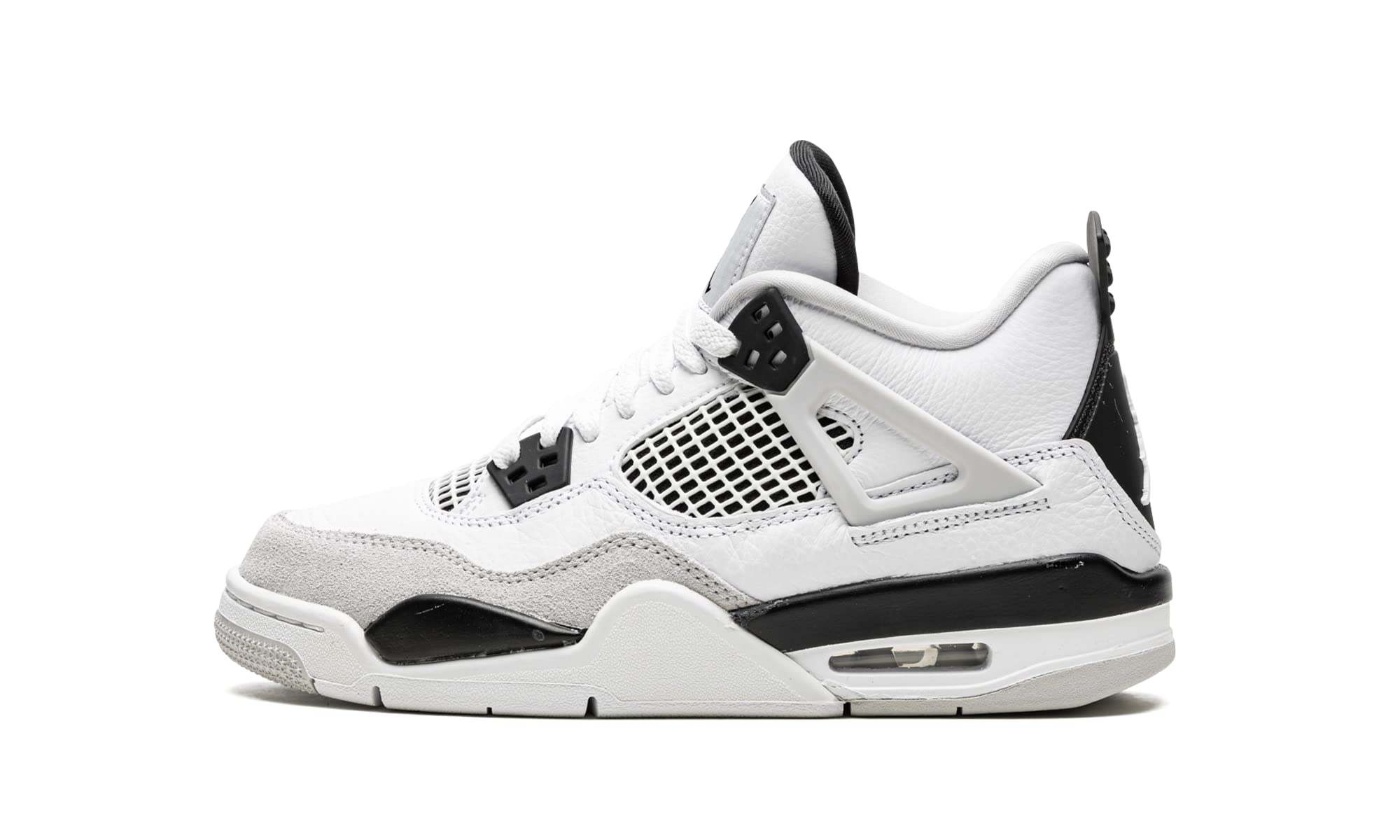 Air Jordan 4 Retro Men's Basketball Shoes - White/Cement Grey (308497-106) | Classic Sneakers for Streetwear & Casual Outfits