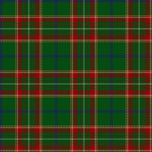 Authentic Canadian Caledonian Ancient Tartan Plaid Fabric - Perfect for Kilts, Scarves, and Home Decor